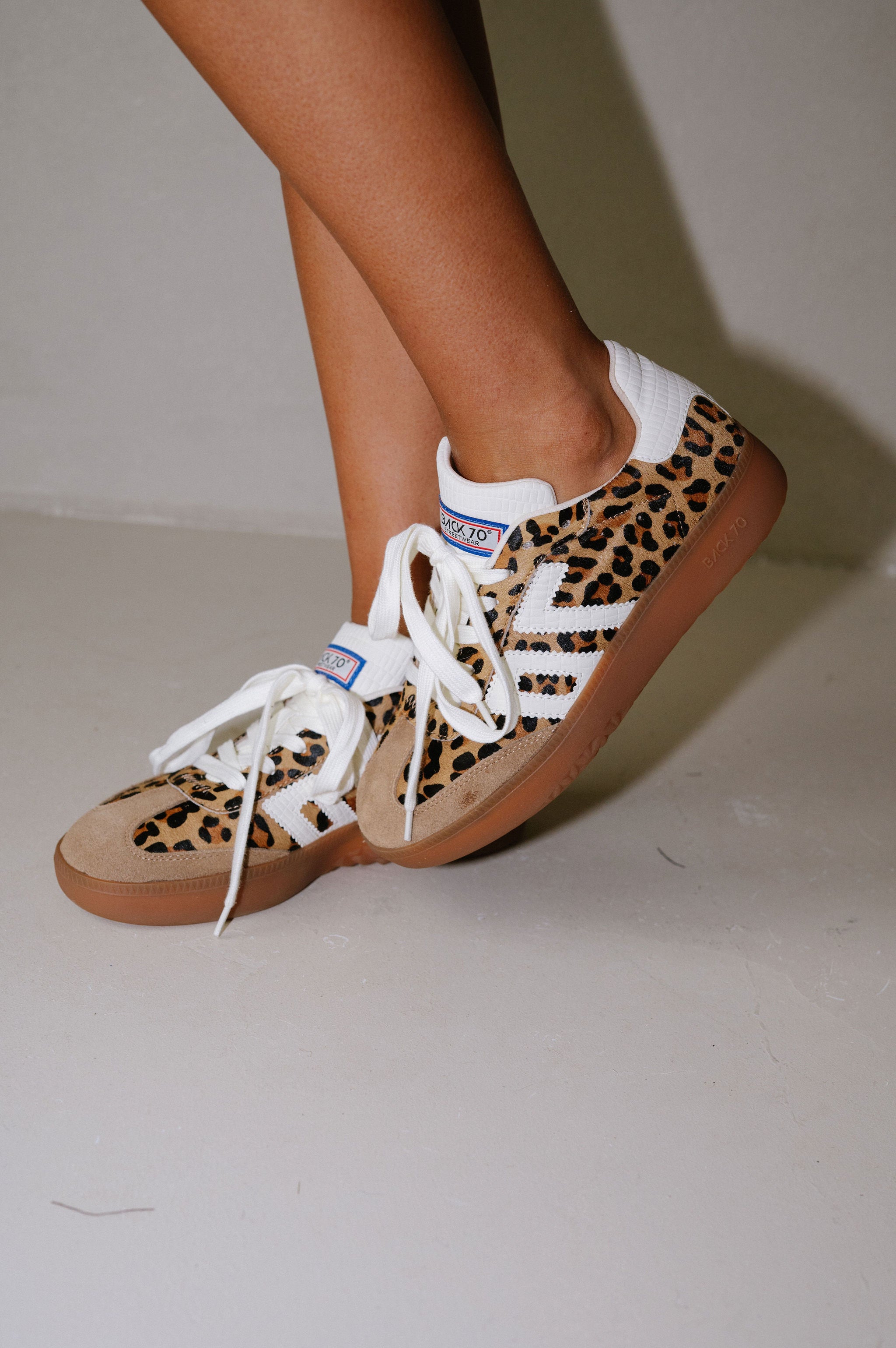 Back 70 Boston Sneakers-Leopard/Milk