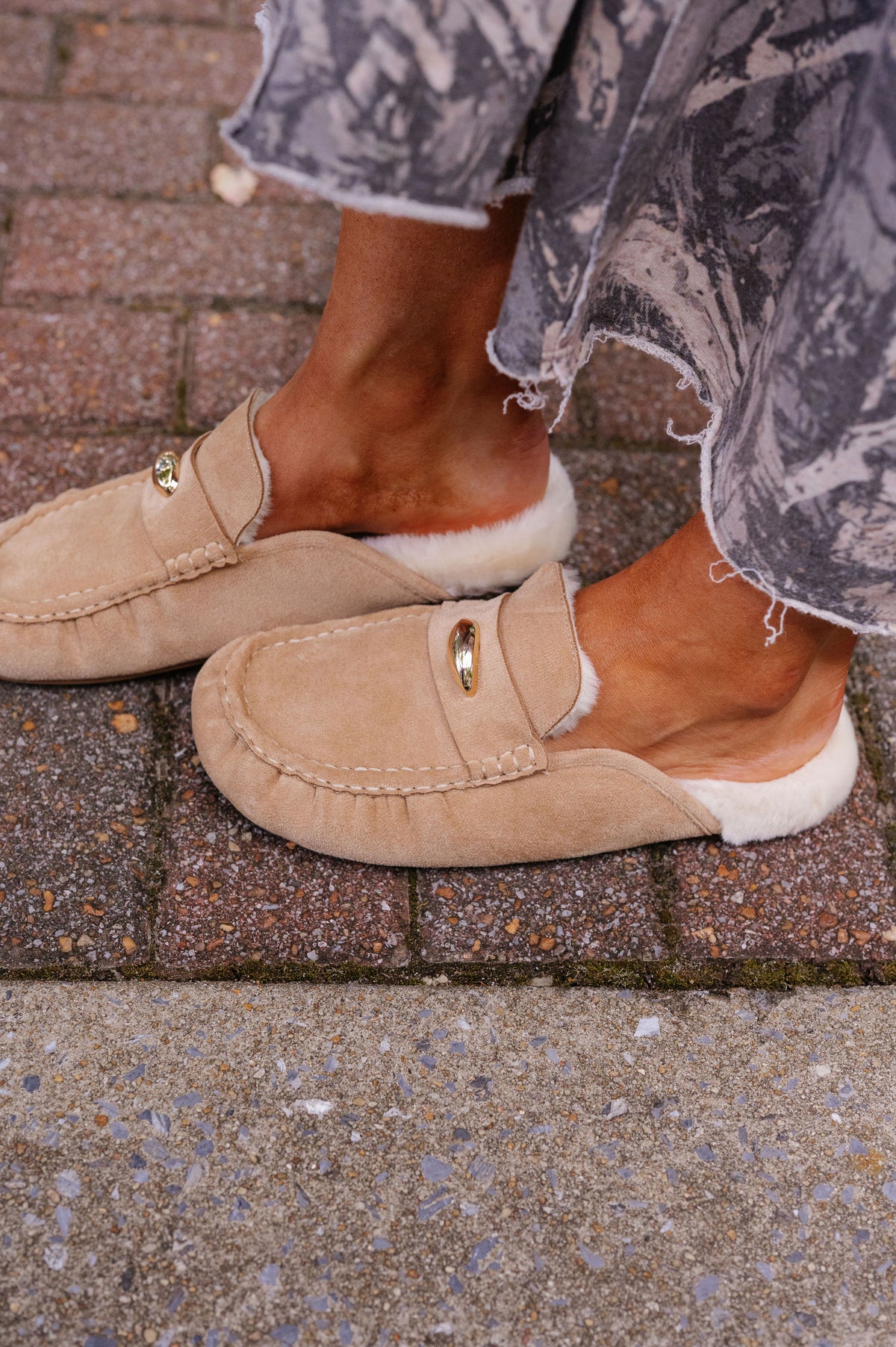 Hayden Slip On-Almond