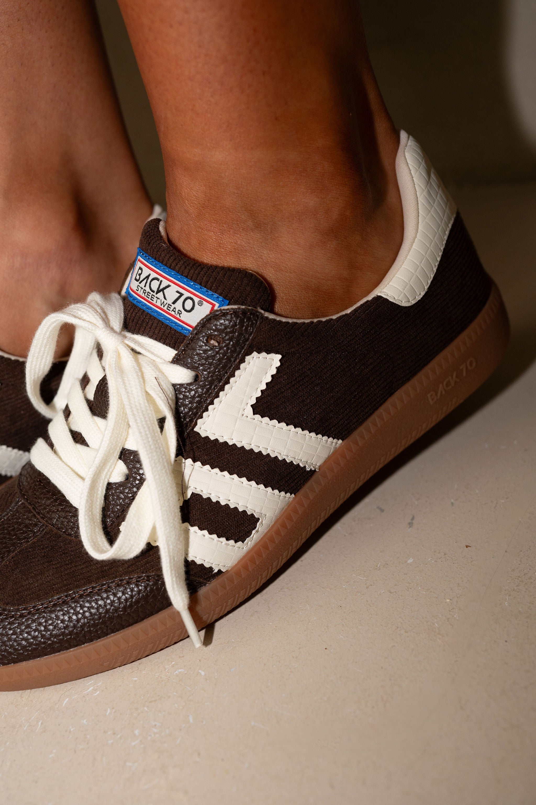 Back 70 Cloud Sneakers-Coffee/Milk
