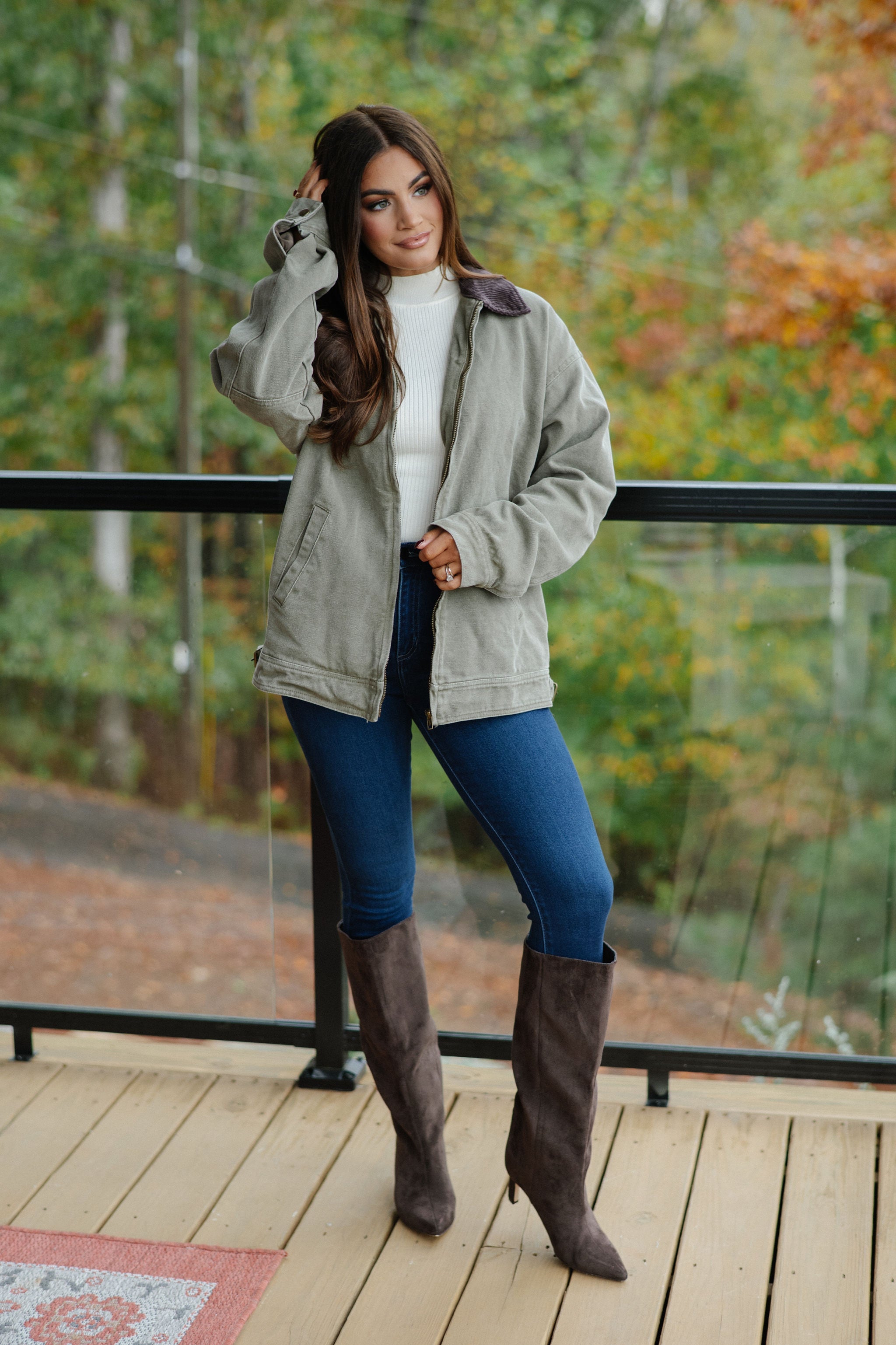 Elliott Barn Jacket-Olive