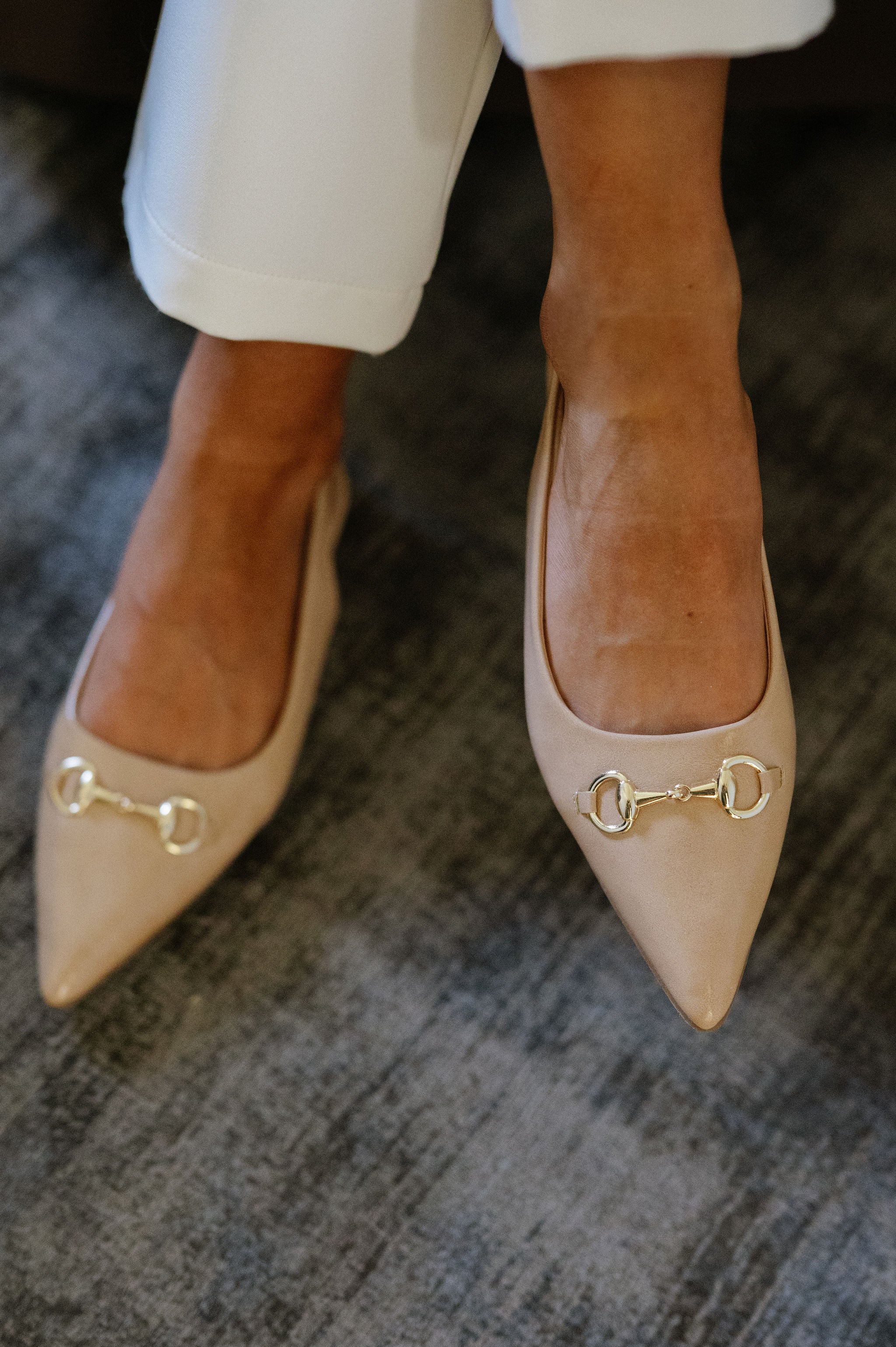 Ohana Buckle Mule-Nude