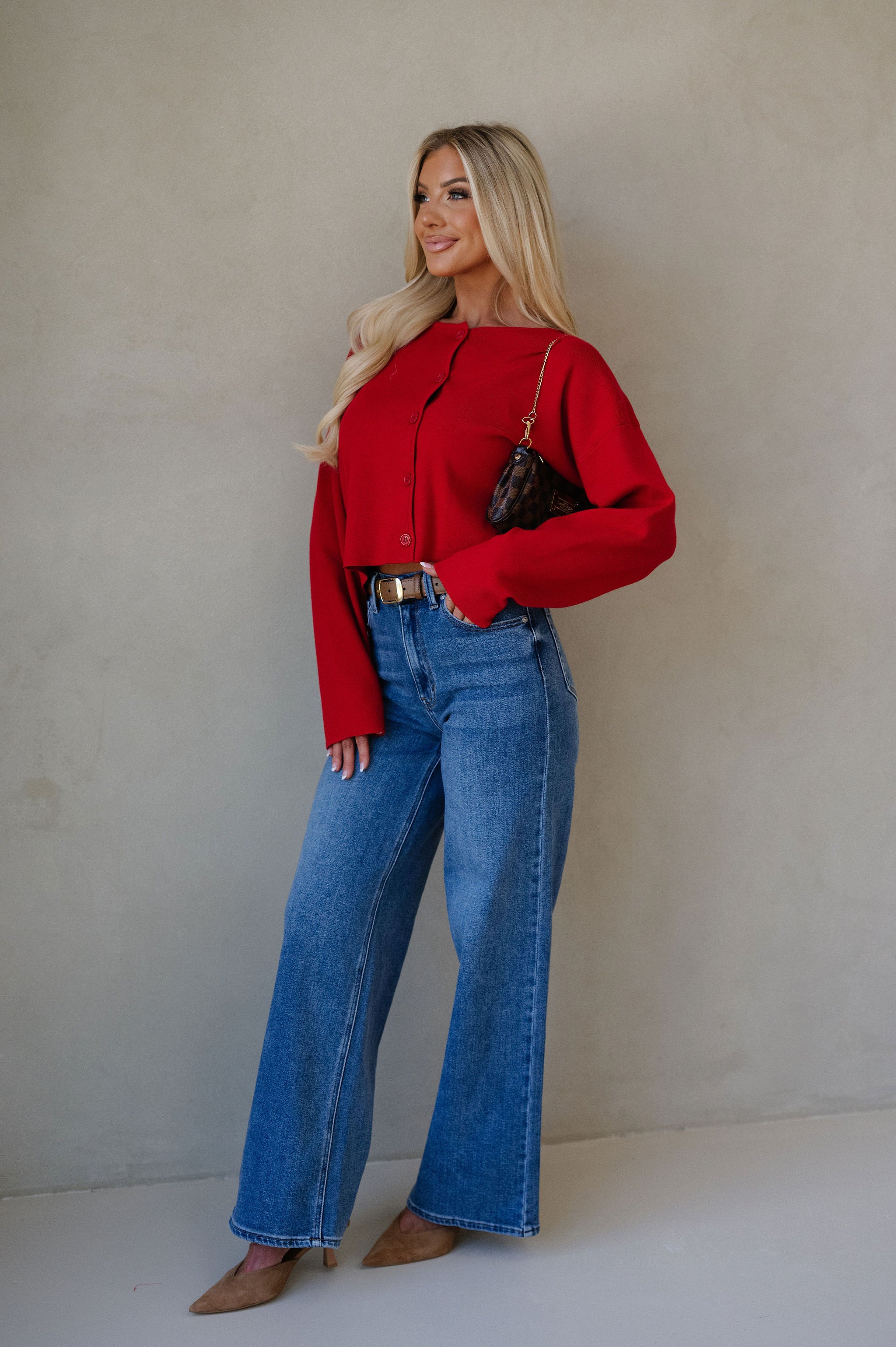 Poppy Wide Leg Jeans-Medium