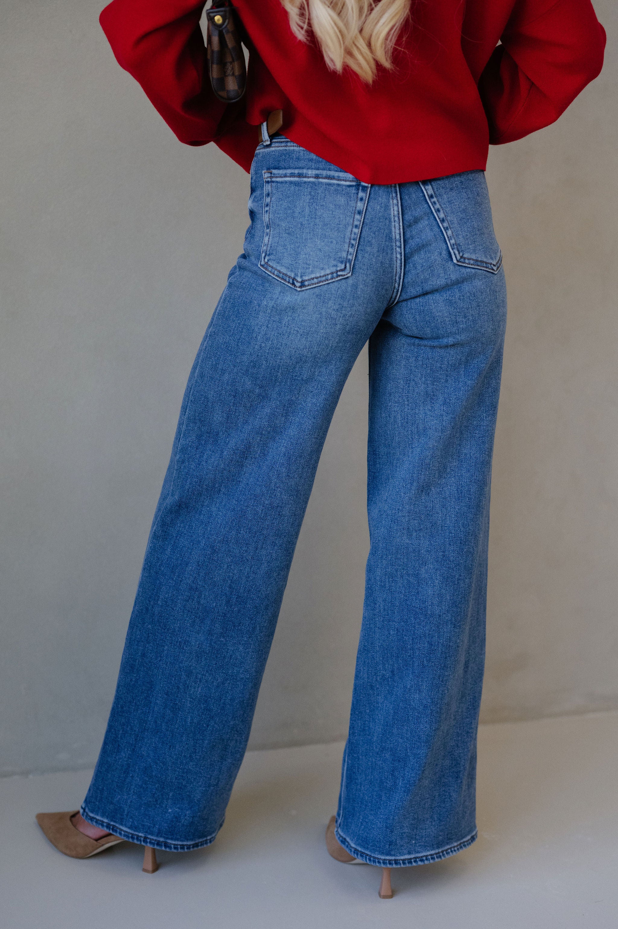 Poppy Wide Leg Jeans-Medium