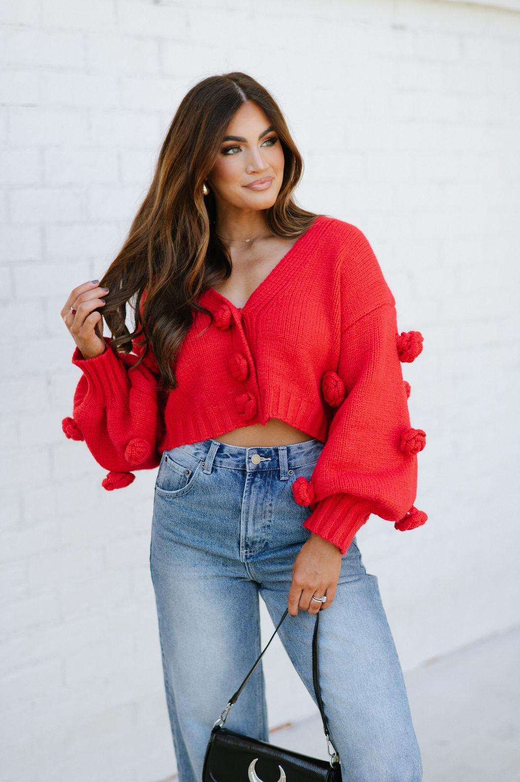 Anastasia Sweater-Red