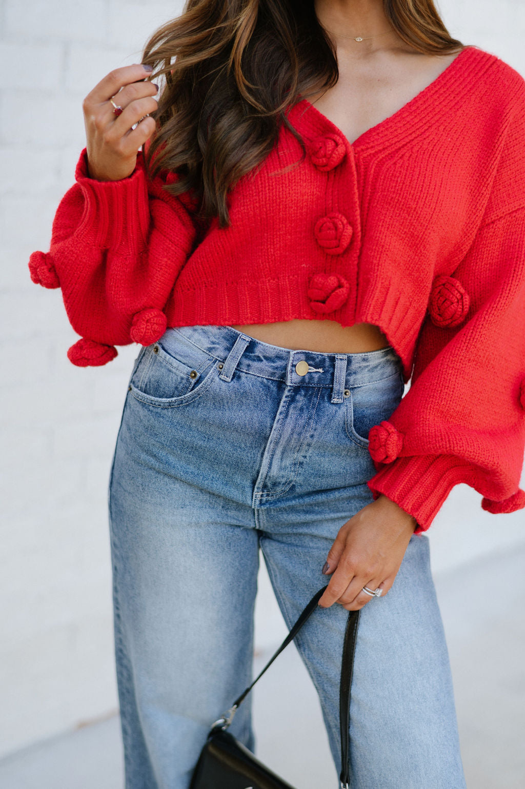 Anastasia Sweater-Red