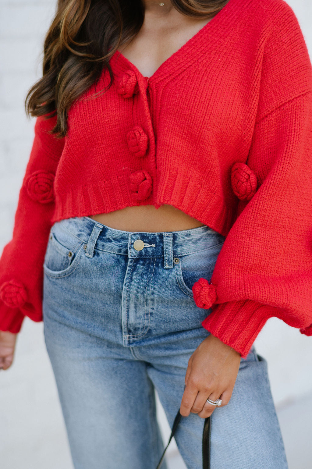 Anastasia Sweater-Red