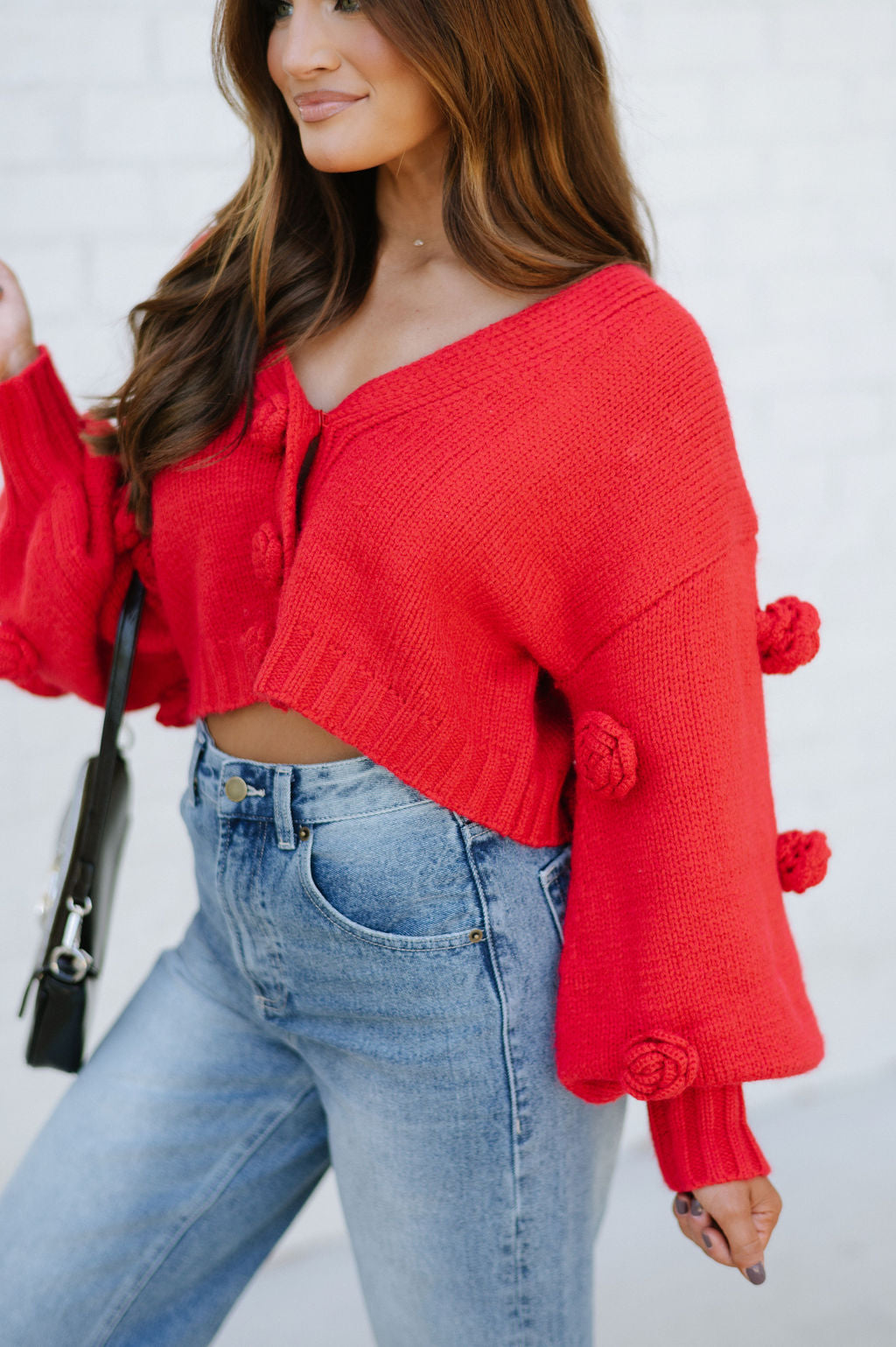 Anastasia Sweater-Red