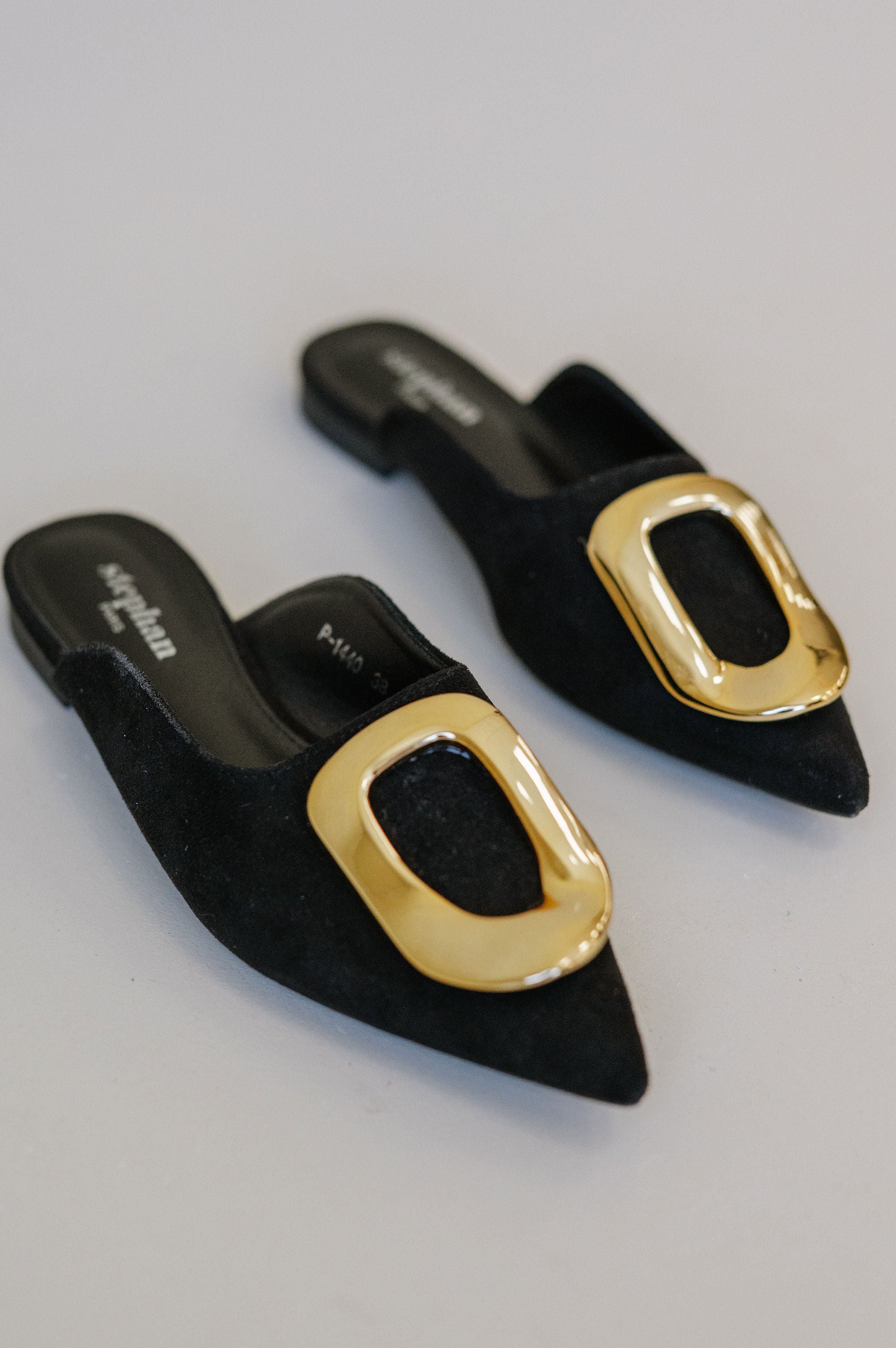 Blair Pointed Mule- Black