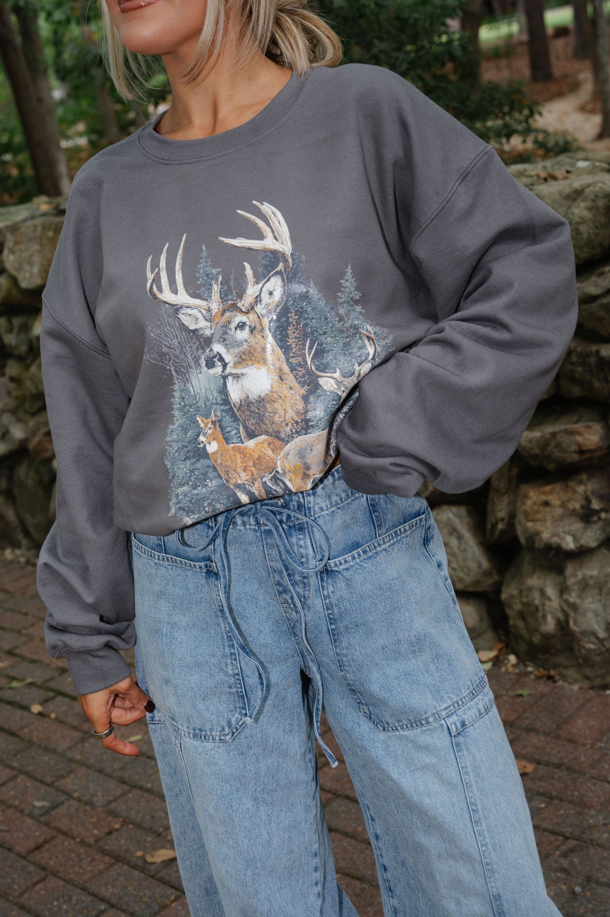 Vintage Deer Crewneck