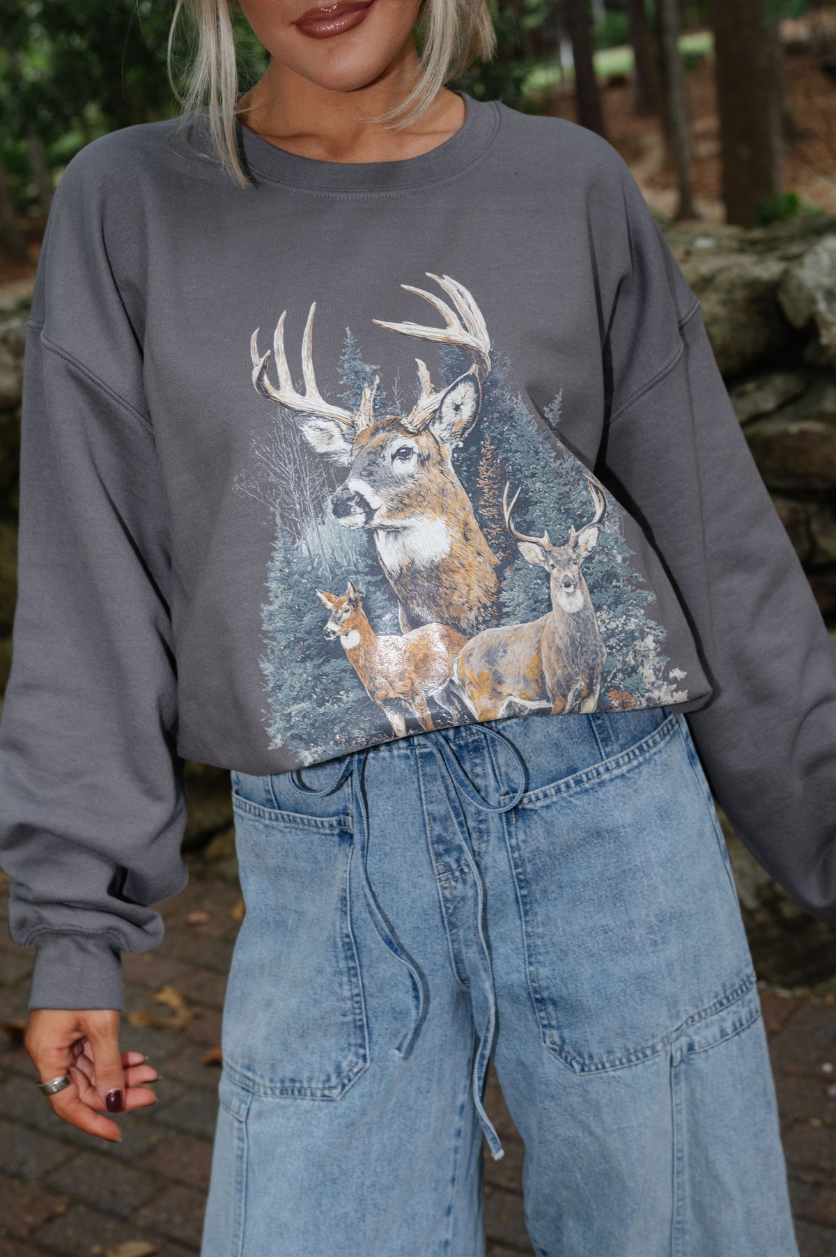 Vintage Deer Crewneck
