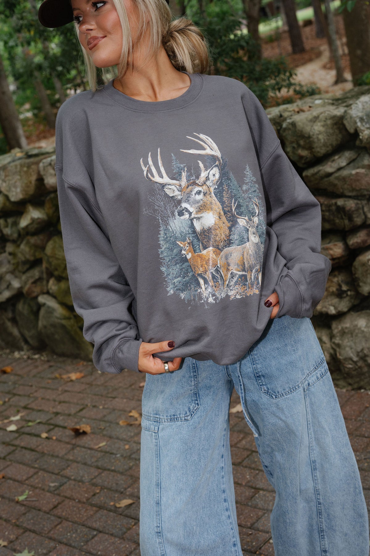 Vintage Deer Crewneck