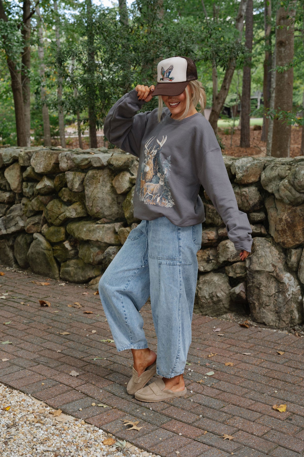 Vintage Deer Crewneck