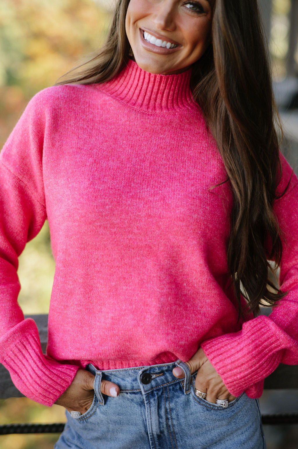 Venice Sweater-Raspberry// DOORBUSTER