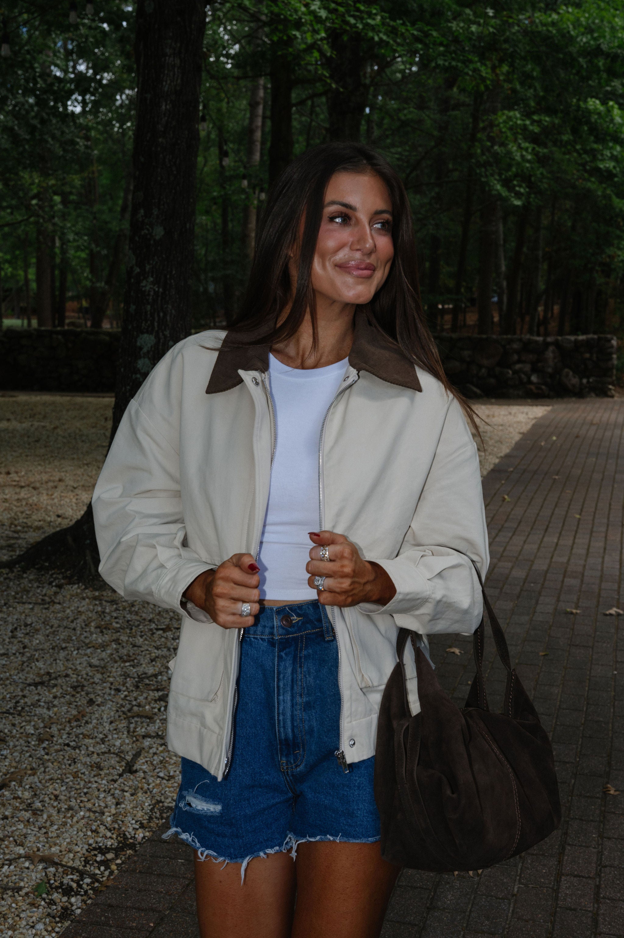 Alexis Corduroy Jacket-Beige