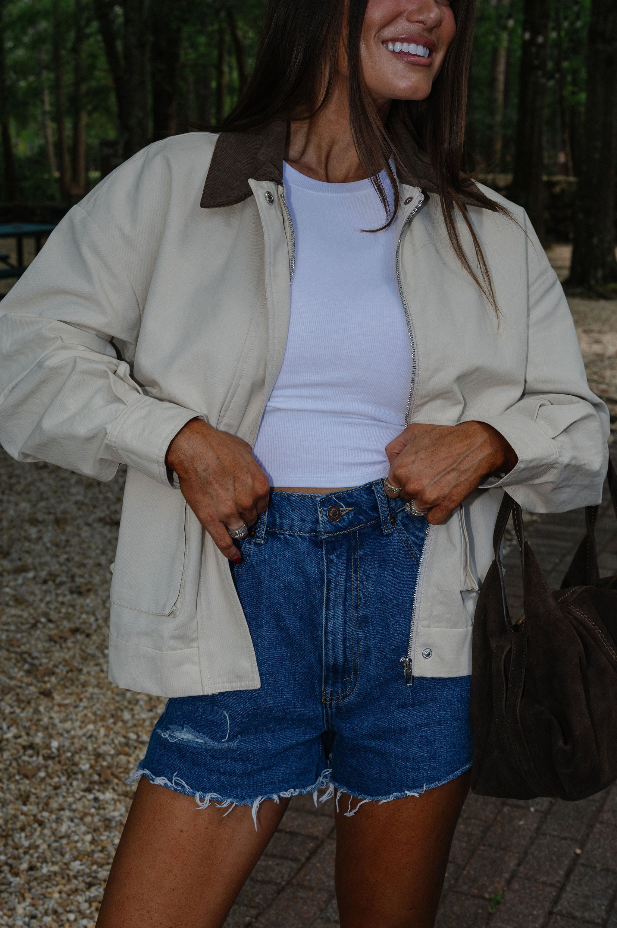 Alexis Corduroy Jacket-Beige
