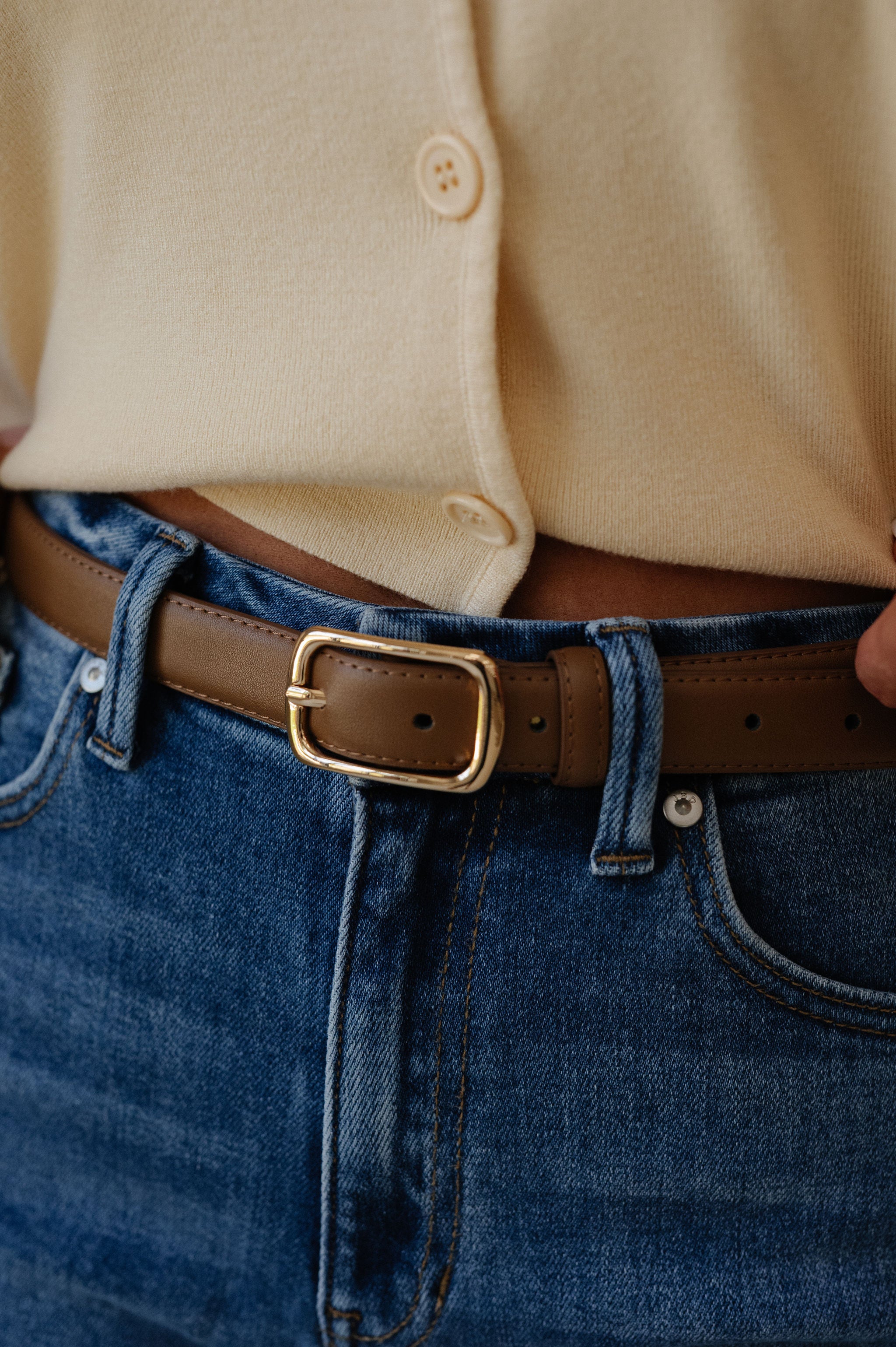 Graham Belt-Gold/Brown