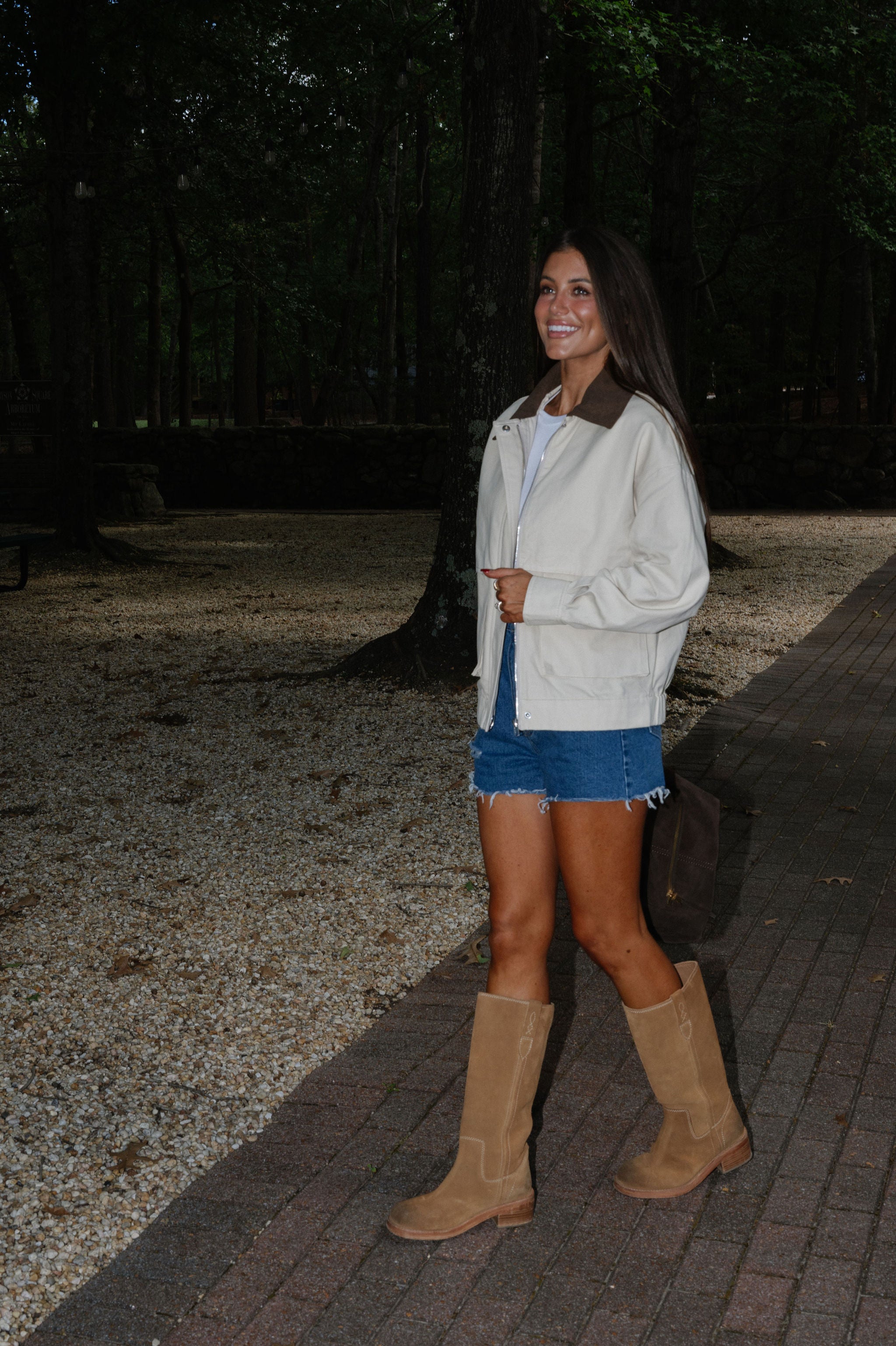 Alexis Corduroy Jacket-Beige