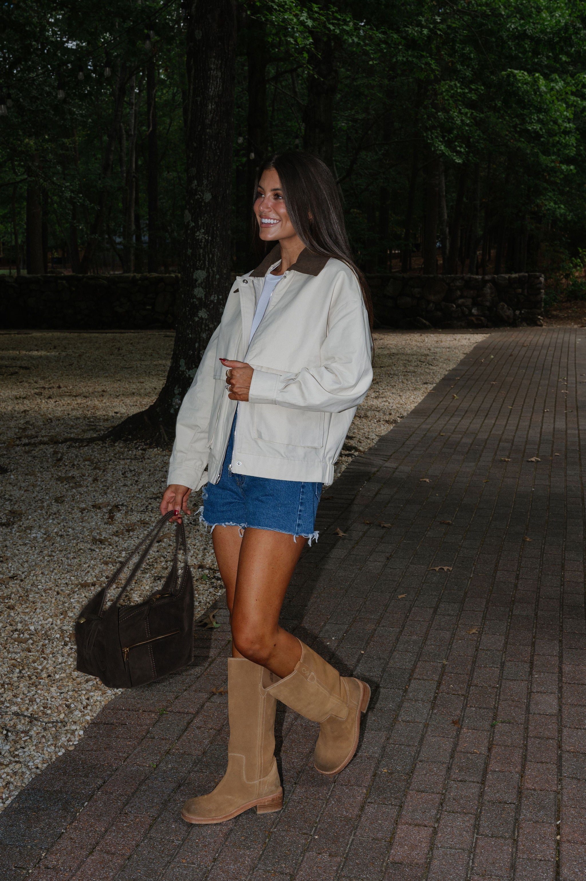 Alexis Corduroy Jacket-Beige