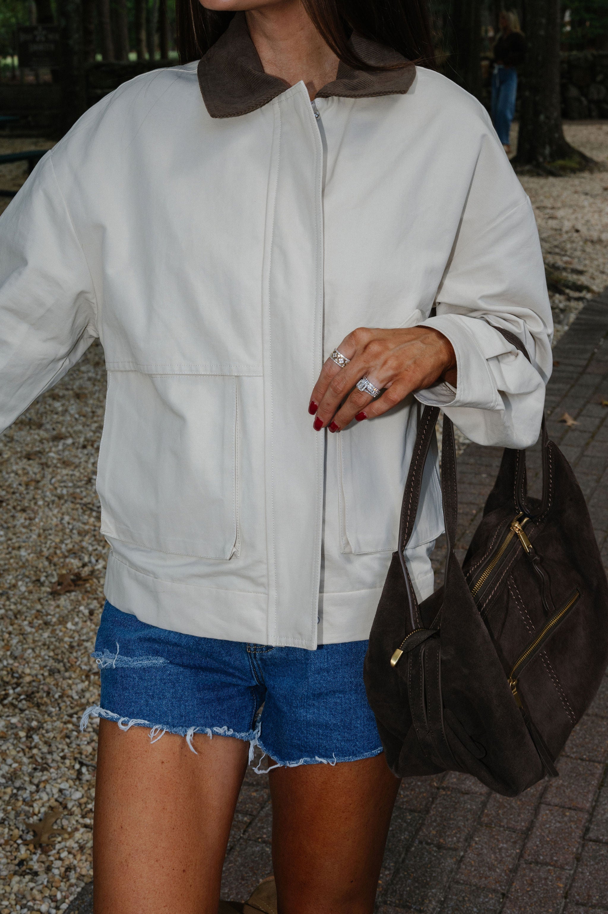 Alexis Corduroy Jacket-Beige