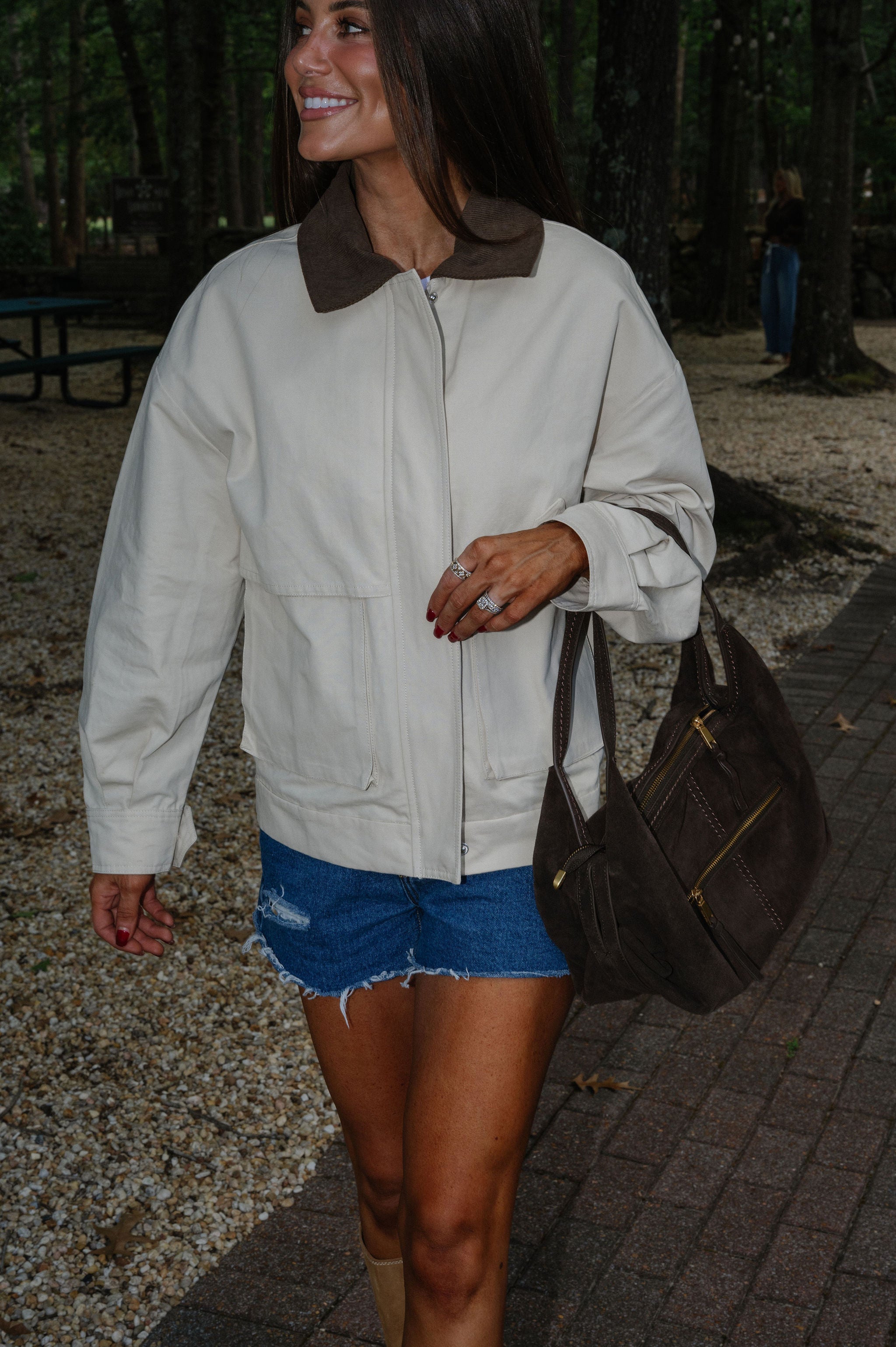 Alexis Corduroy Jacket-Beige