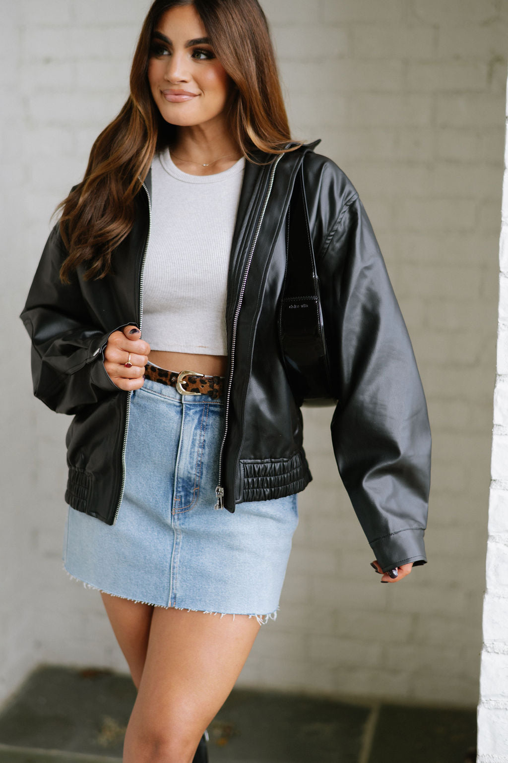 Beau Bomber Jacket-Black