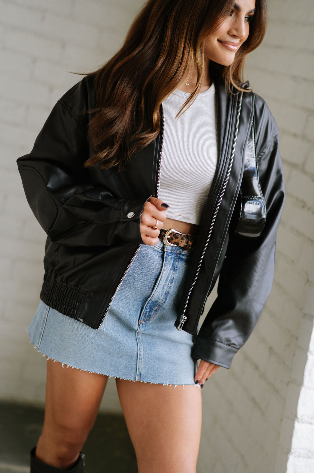 Beau Bomber Jacket-Black