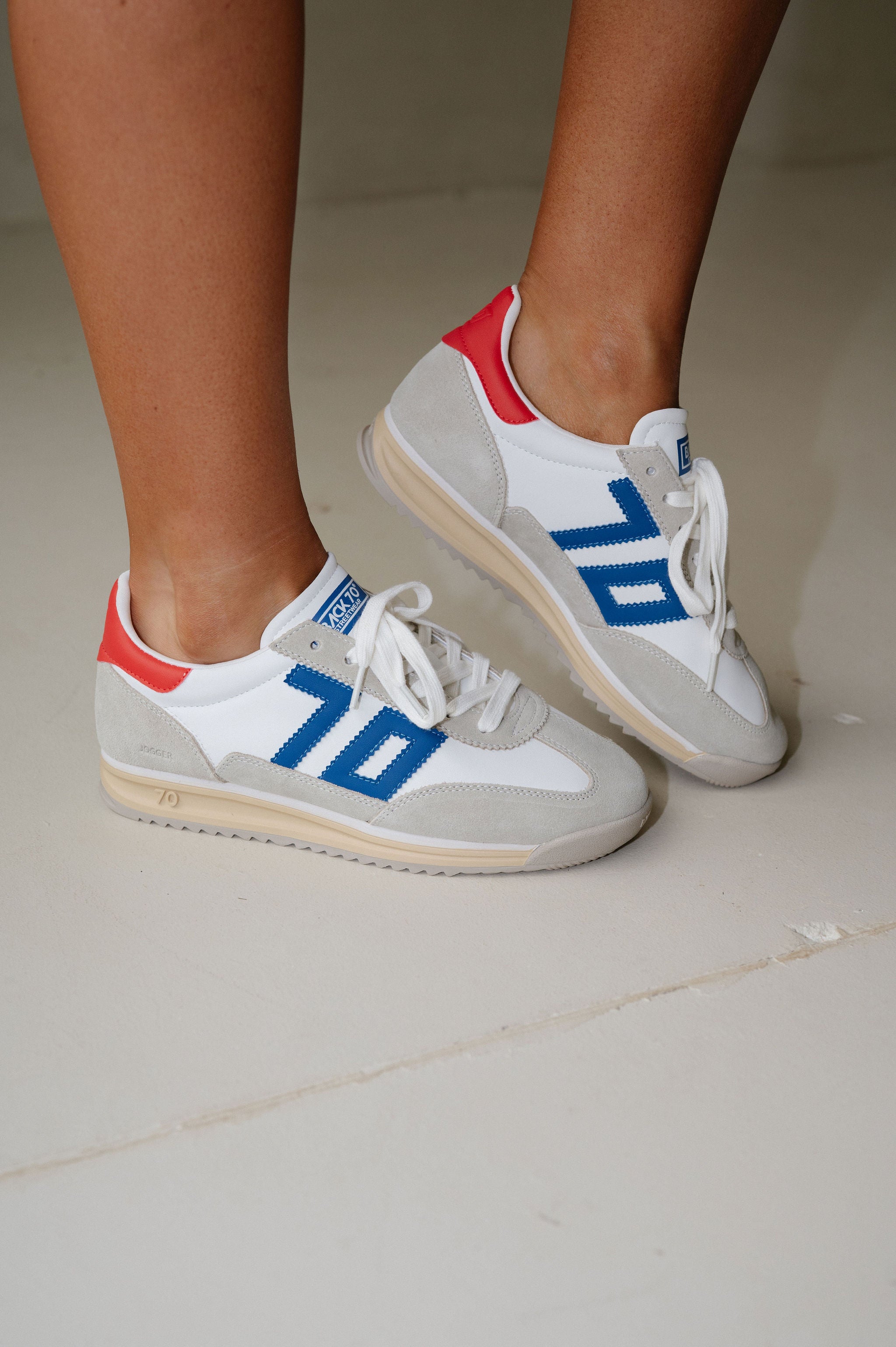 Barkley Jogger Sneakers-White/Ice//BACK70