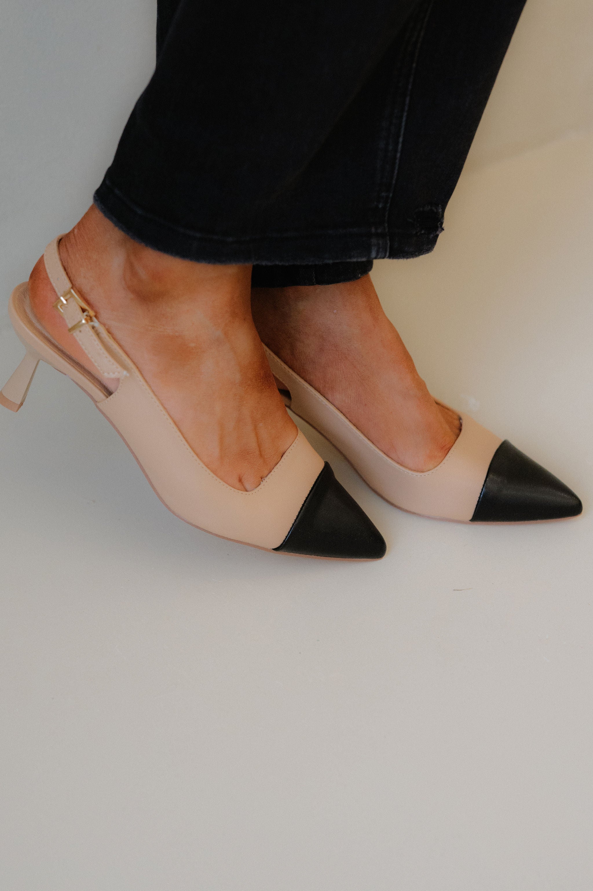 Mariella Heels-Nude/Black