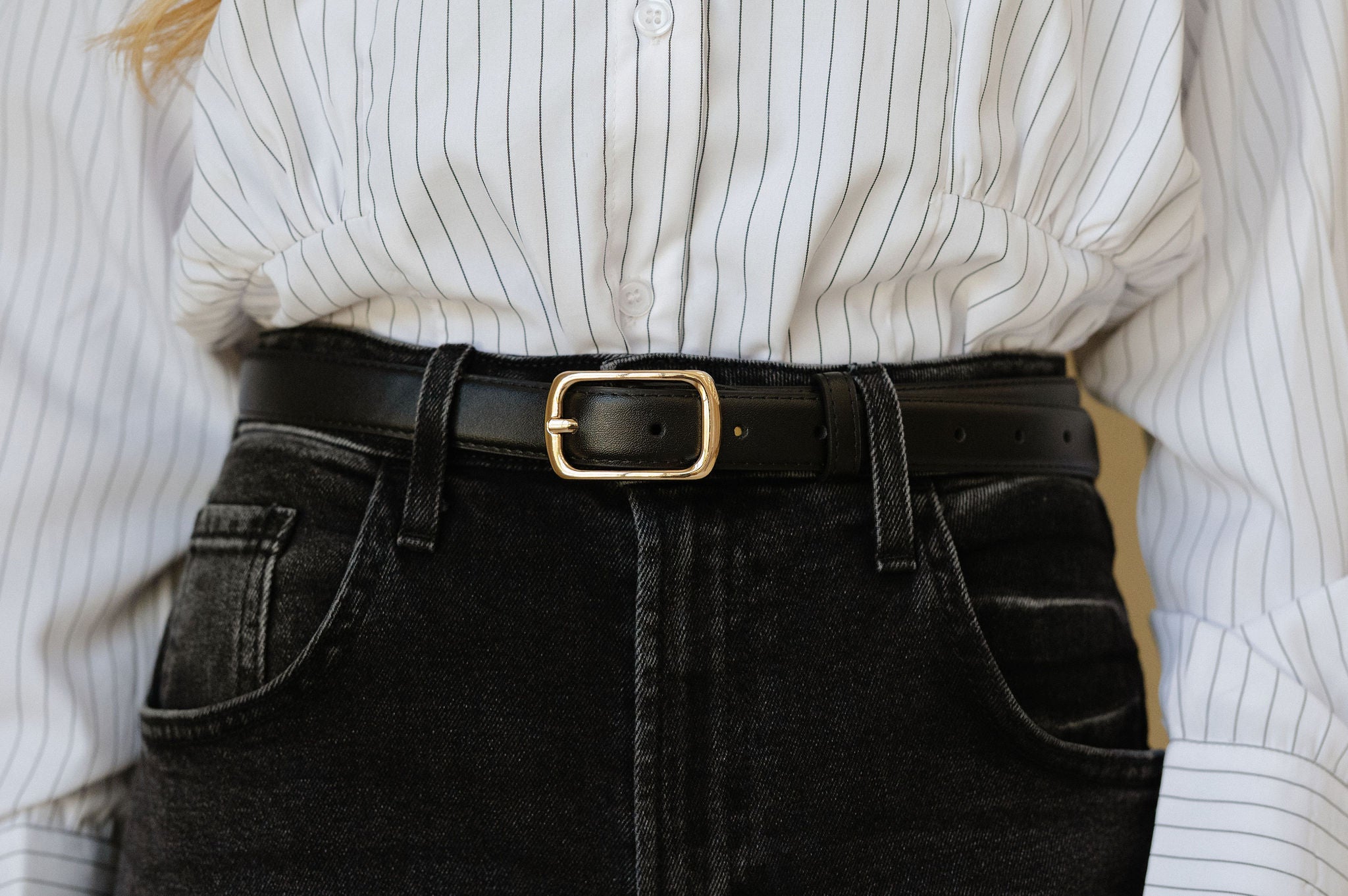 Graham Belt-Gold/Black