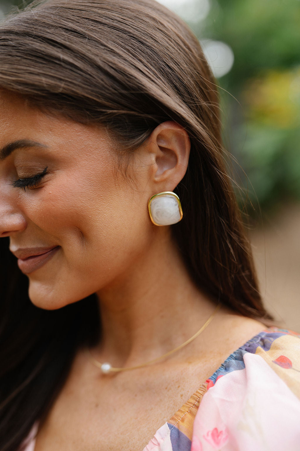 Starburst Stud Earring - Clear