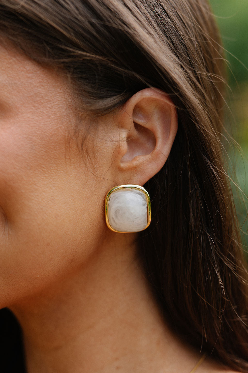 Starburst Stud Earring - Clear