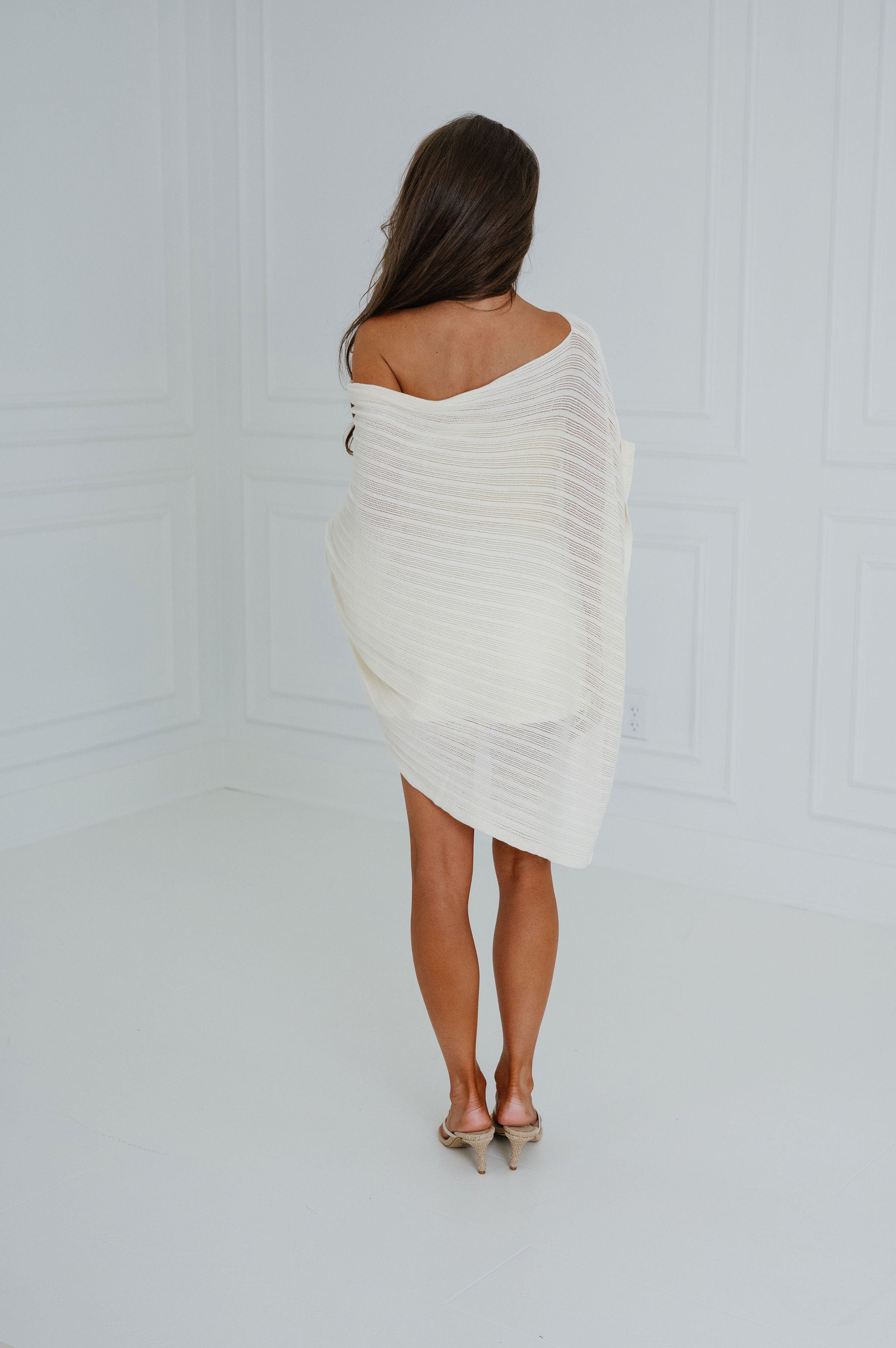Jamie Poncho Top-Ivory