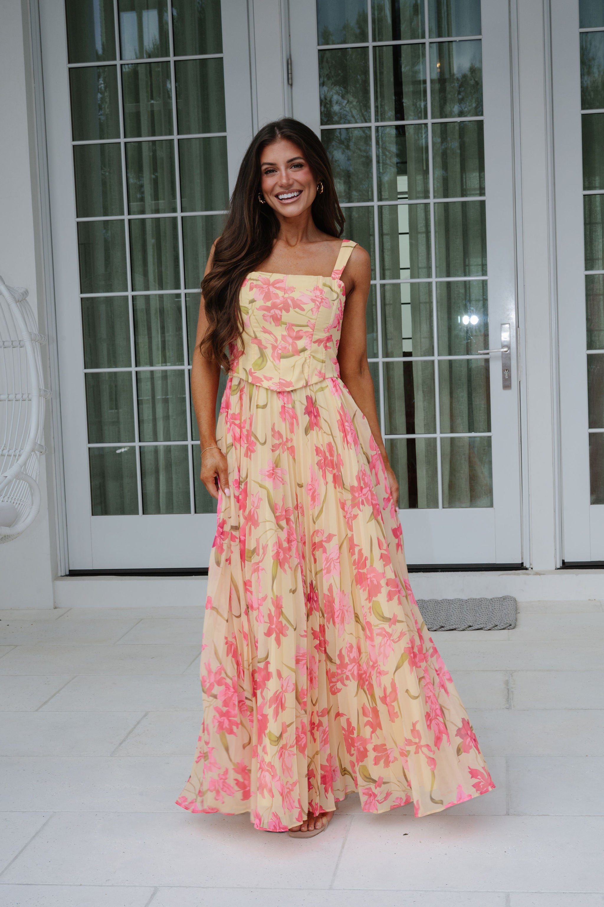 Meela Maxi Dress-Yellow