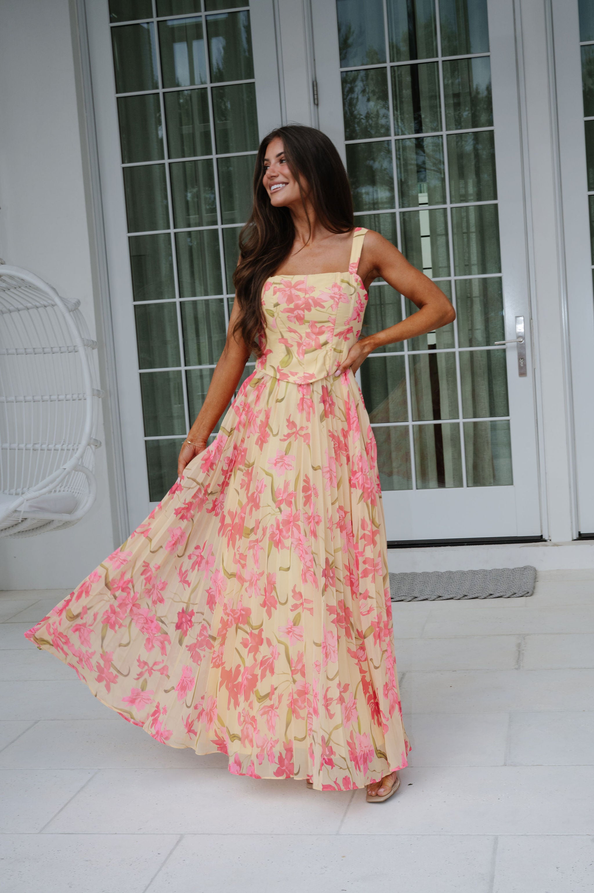 Meela Maxi Dress-Yellow