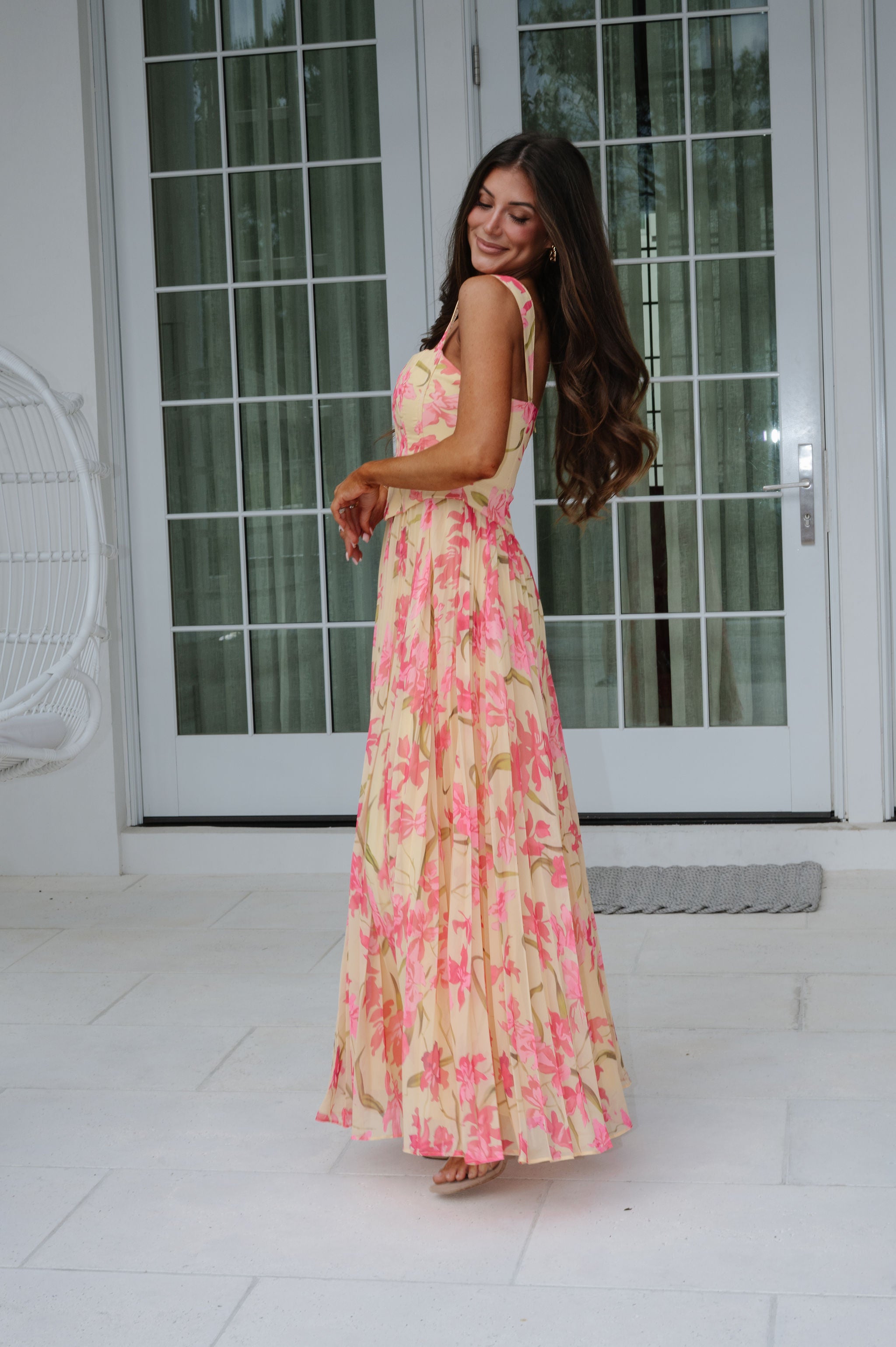 Meela Maxi Dress-Yellow