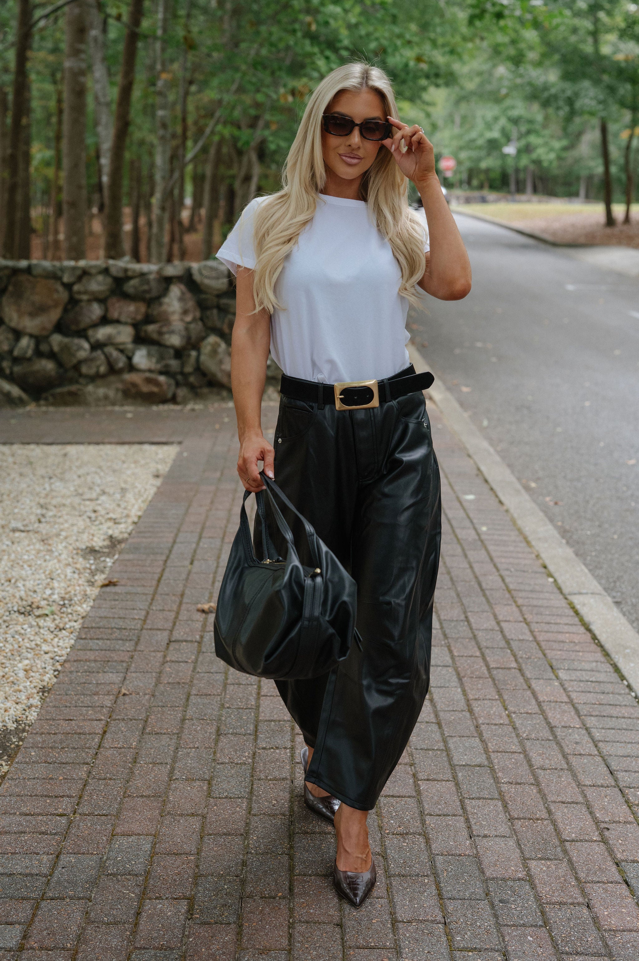 Mia Vintage Tee-White