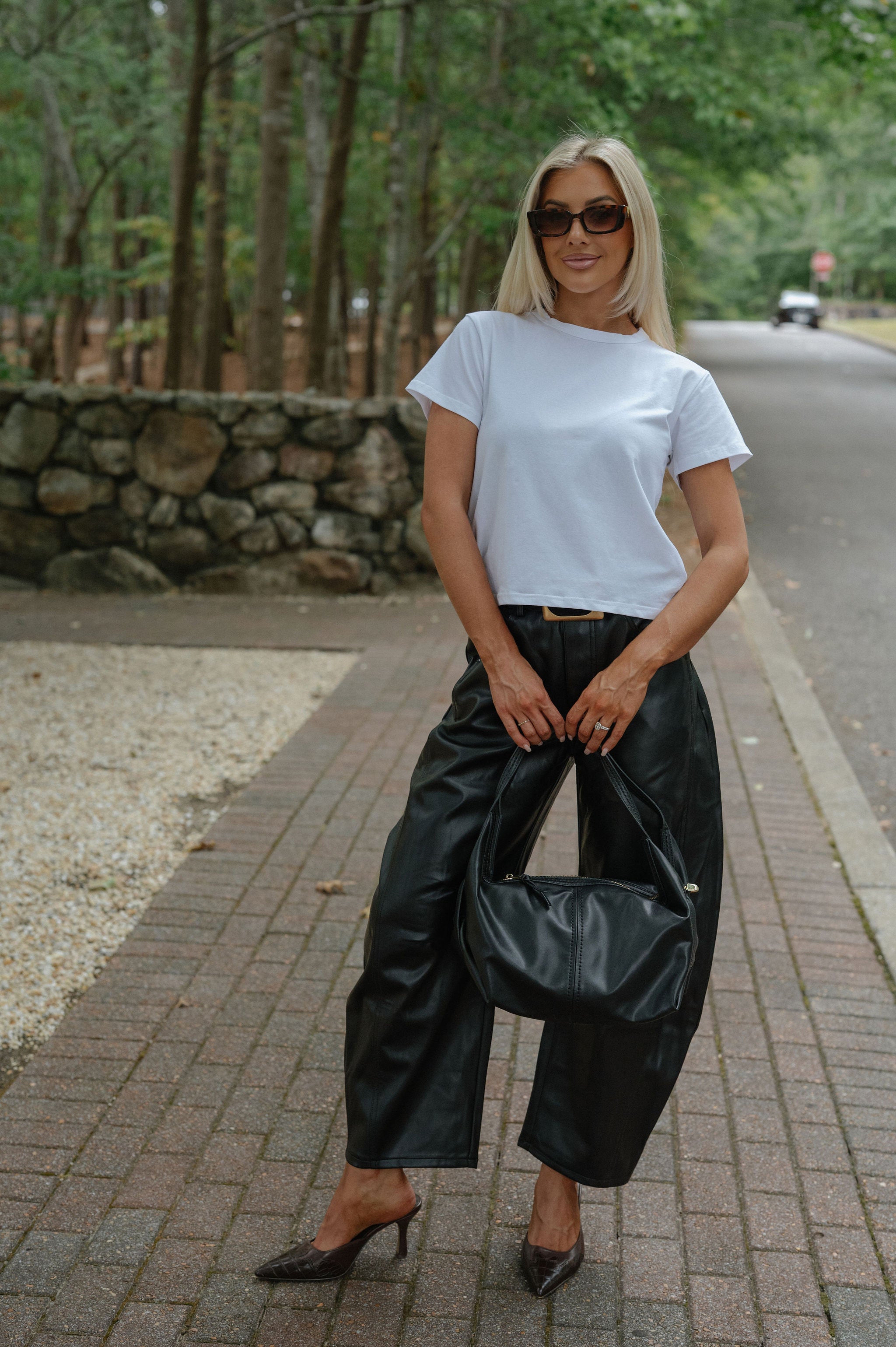 Mia Vintage Tee-White