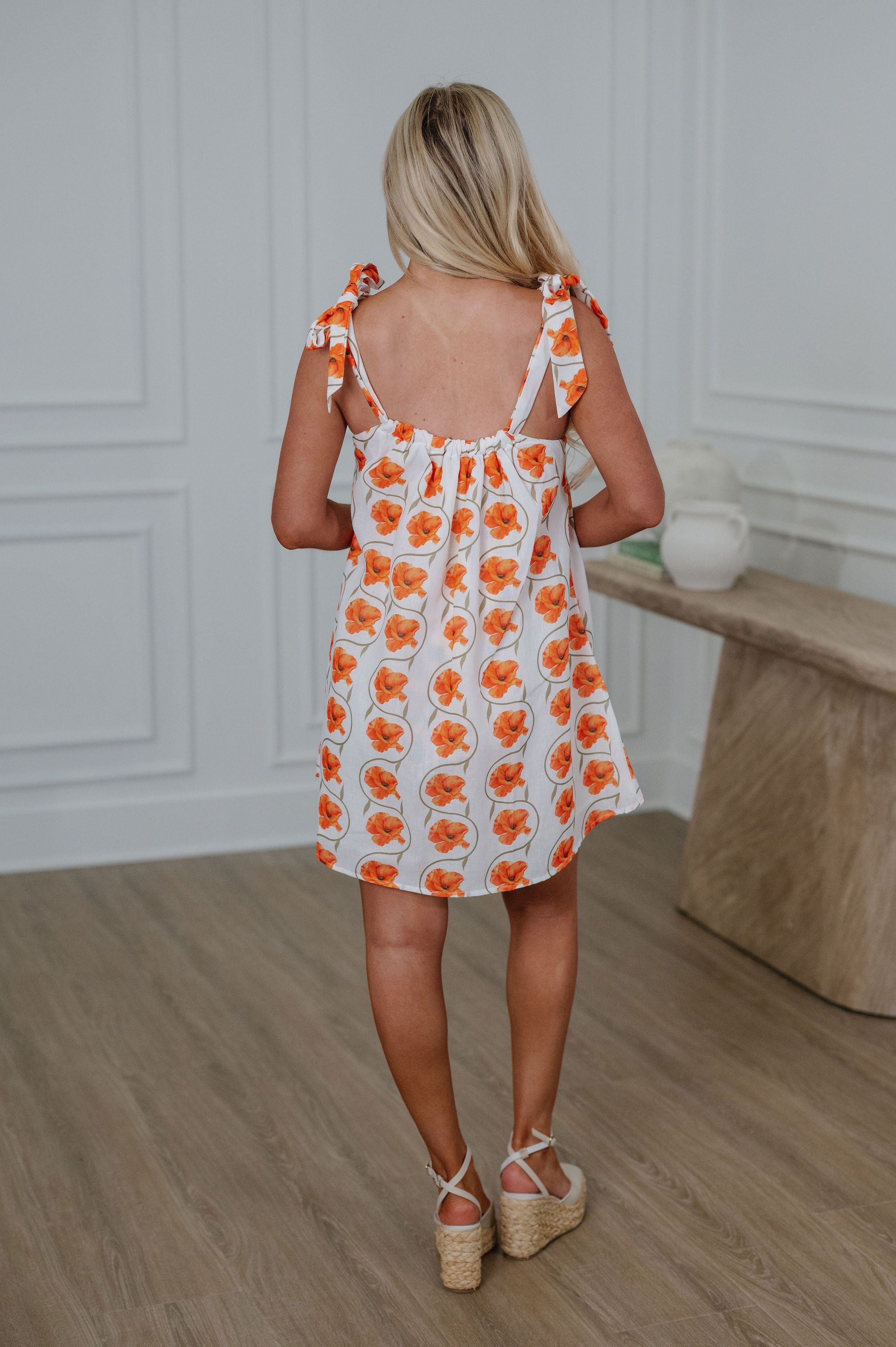 Lancaster Dress-Orange