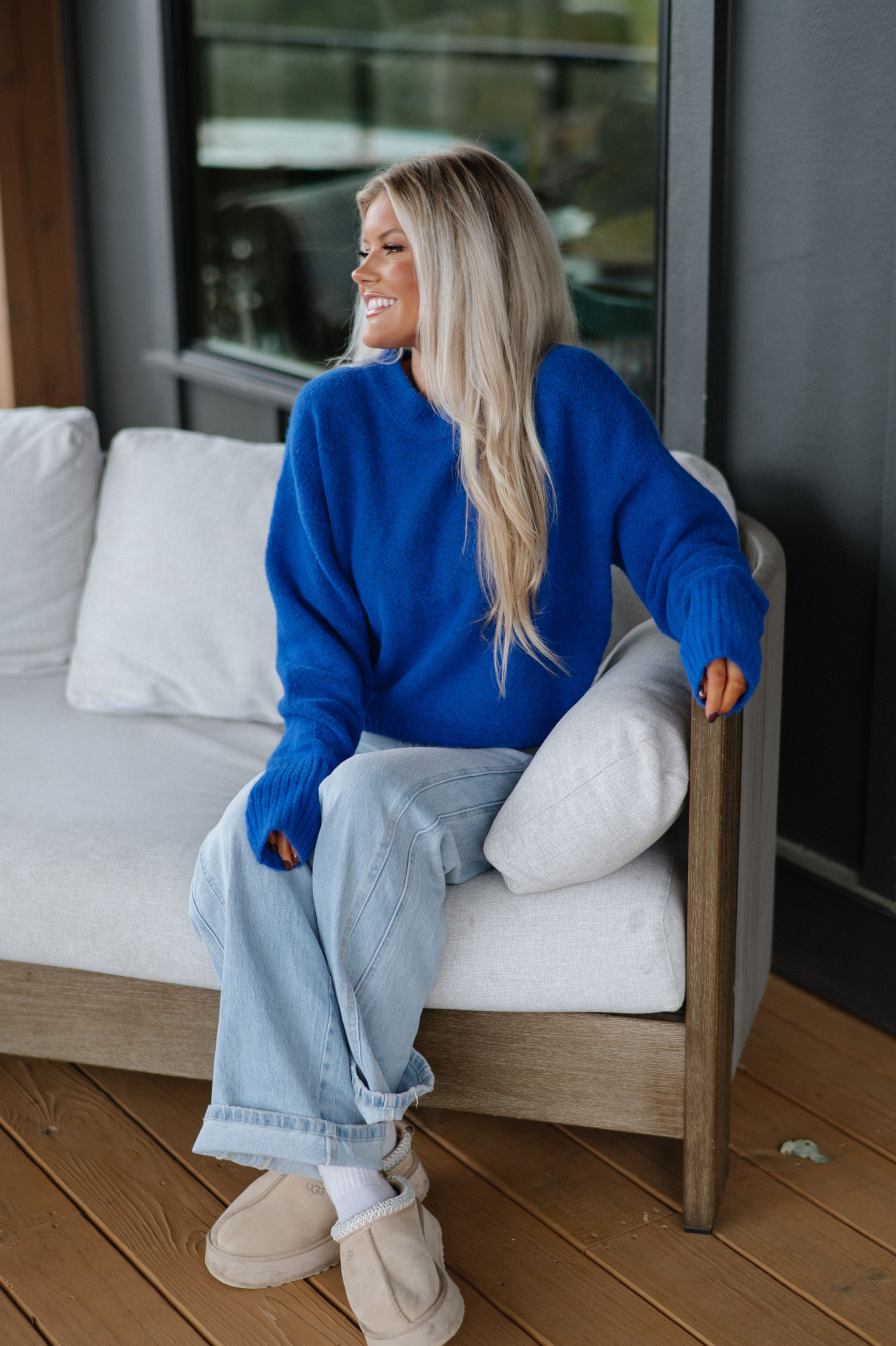 Julien Sweater-Cobalt