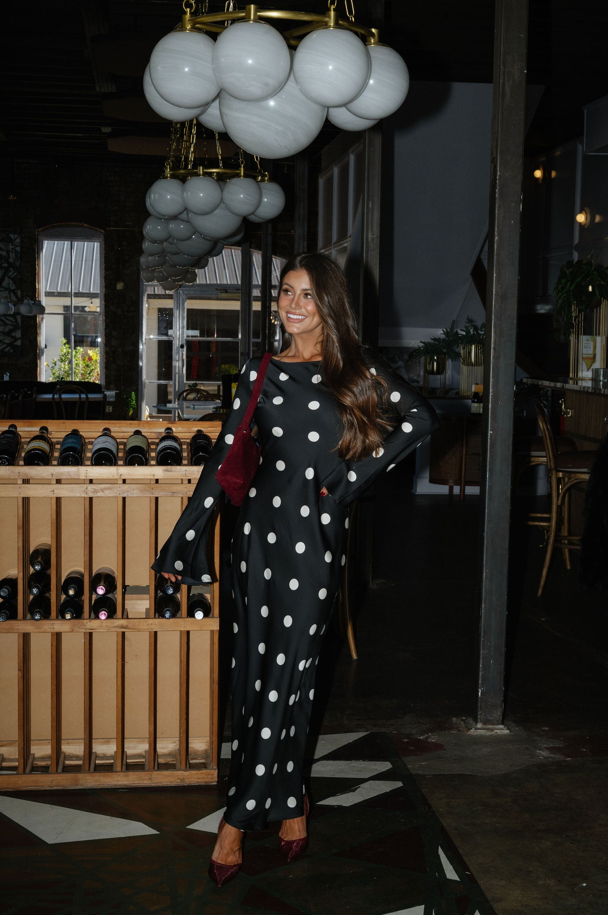 Natasha Maxi Dress-Black