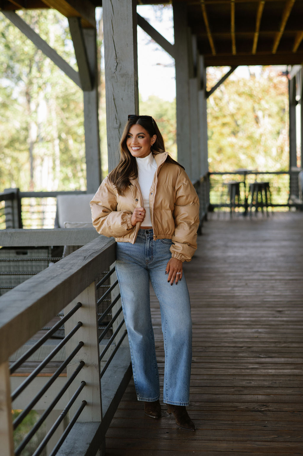 Sasha Puffer Jacket- Khaki