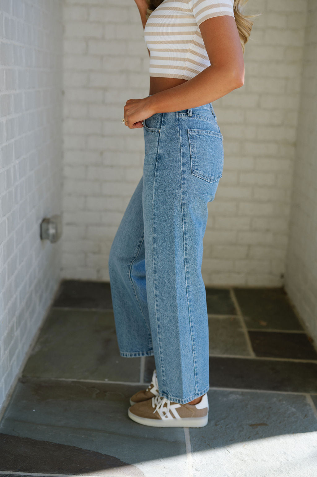 Haven Barrel Jean-Medium Wash