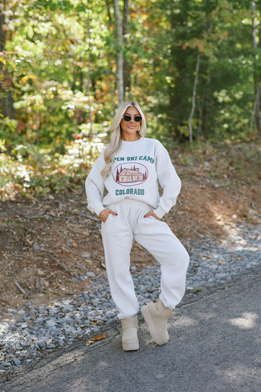 Colorado Sweat Set-Heather Grey