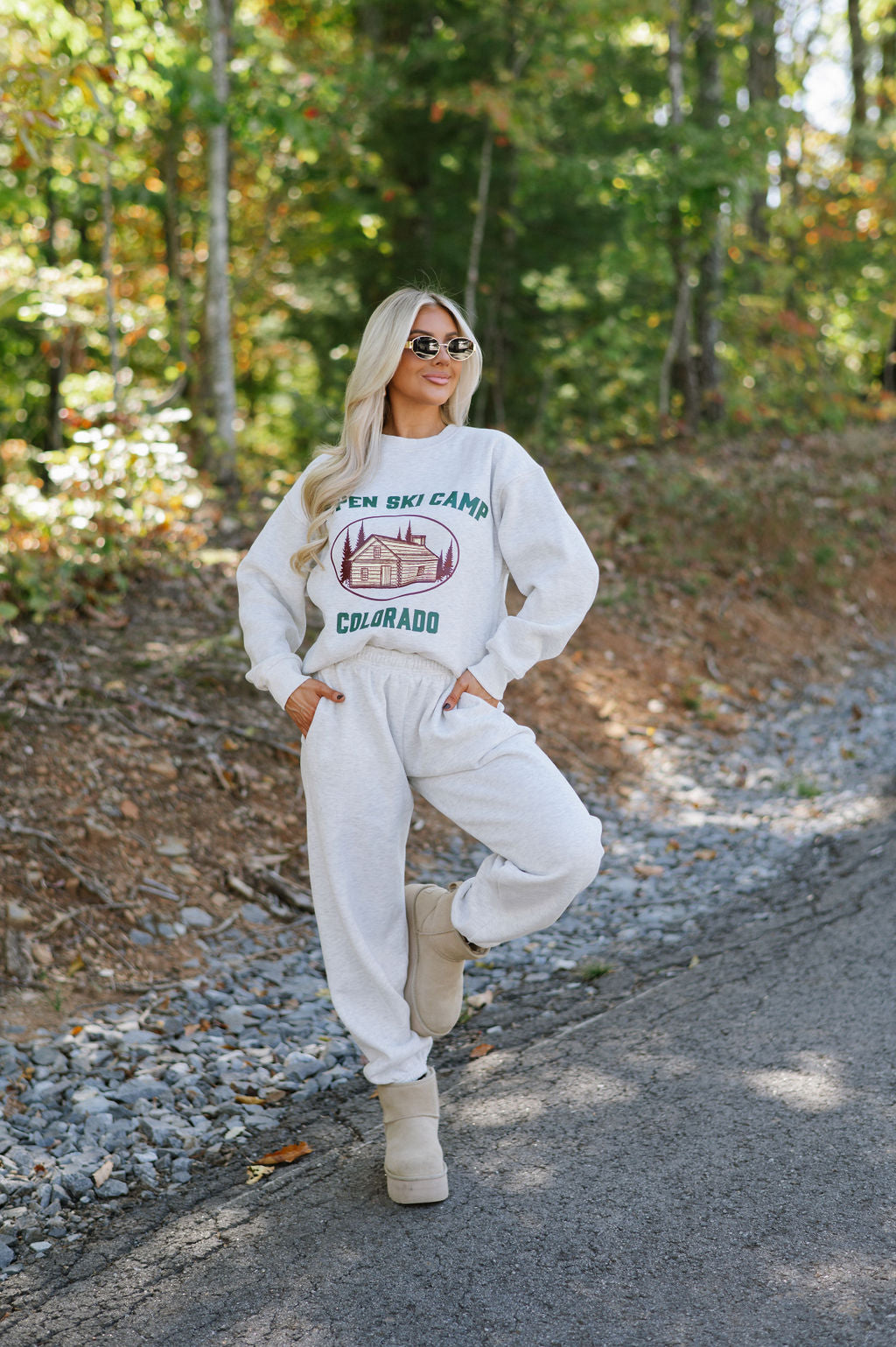 Colorado Sweat Set-Heather Grey