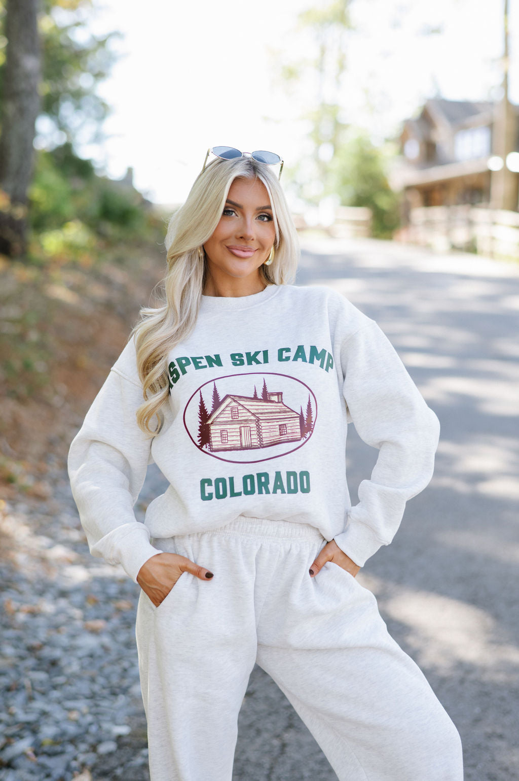 Colorado Sweat Set-Heather Grey