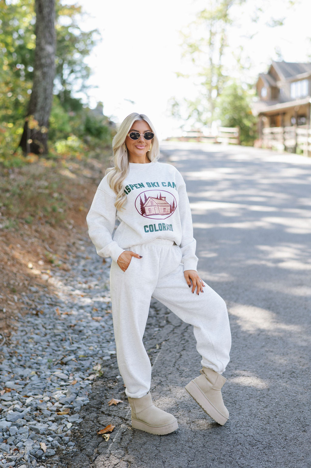 Colorado Sweat Set-Heather Grey