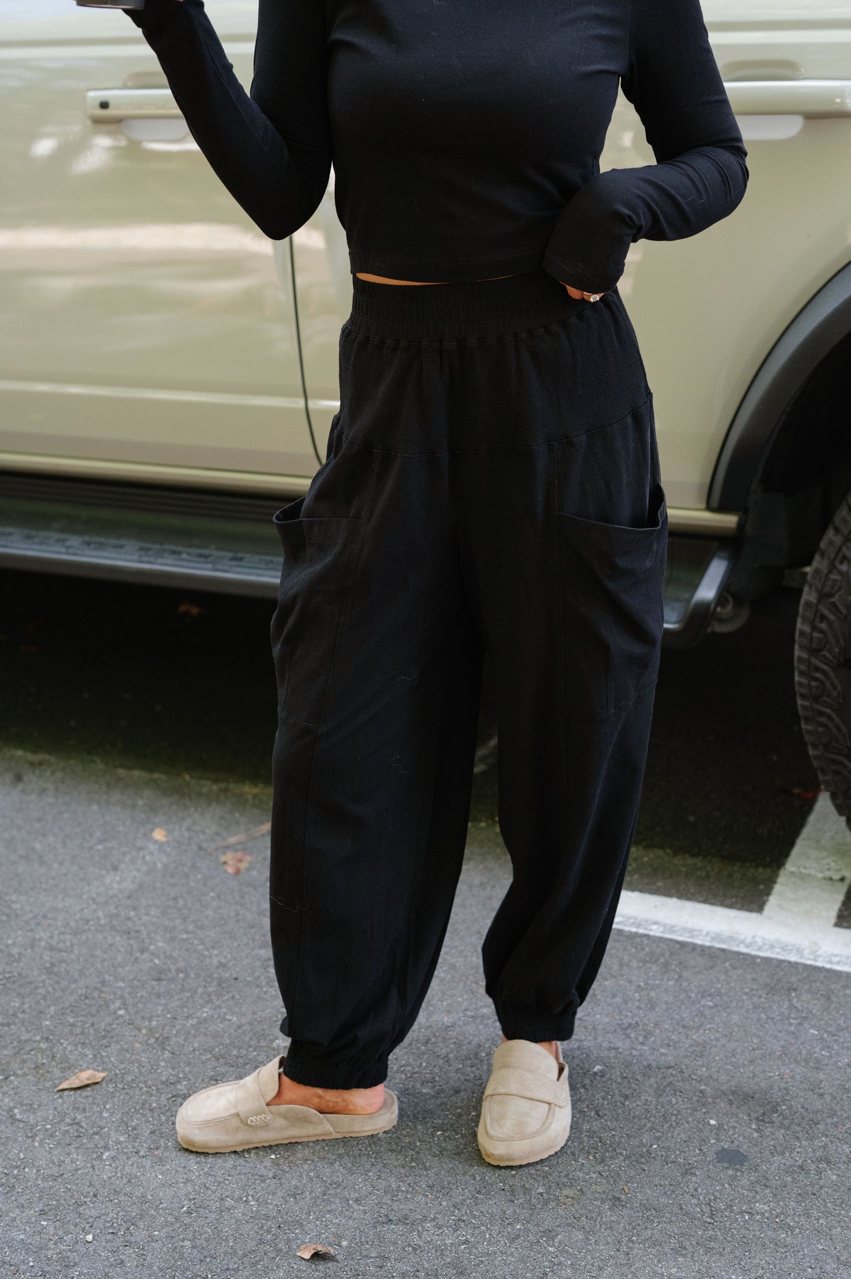 Millie Harem Set-Black