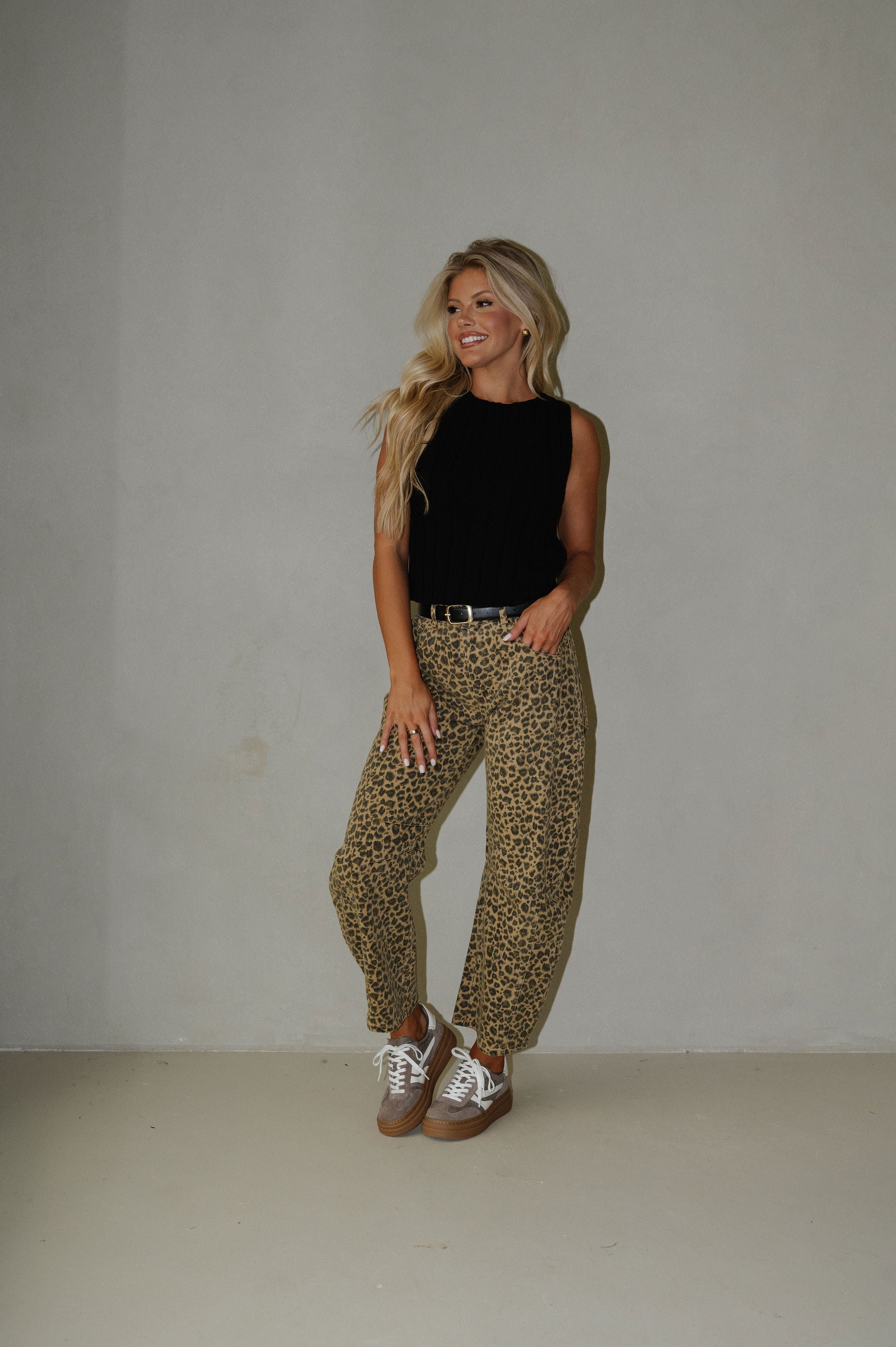 Khiara Knit Top-Black