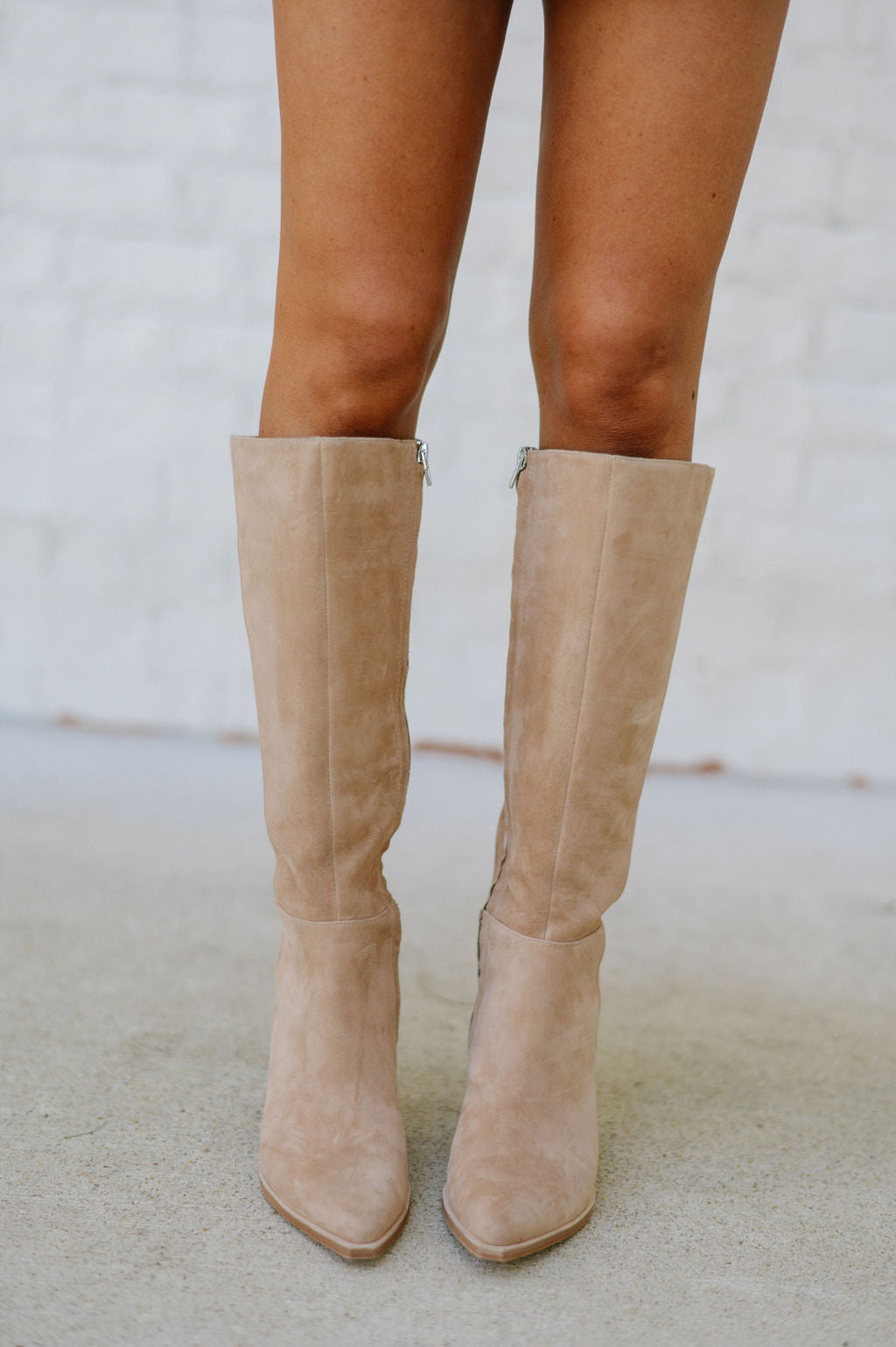 Auggie Suede Boots-Camel/Dolce Vita