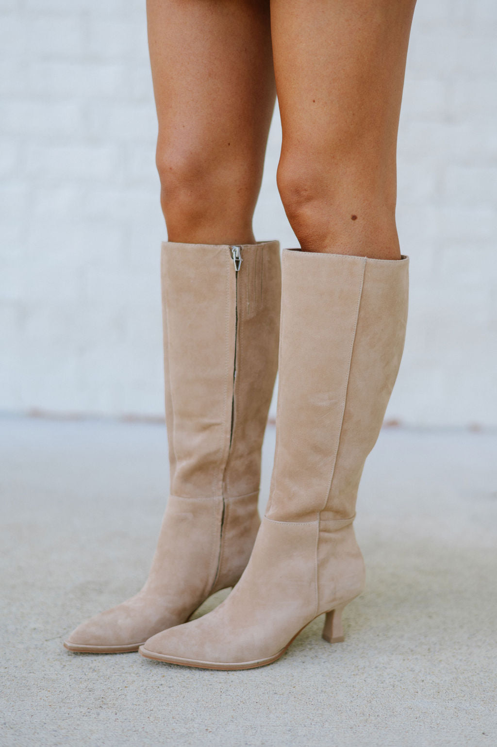 Auggie Suede Boots-Camel/Dolce Vita